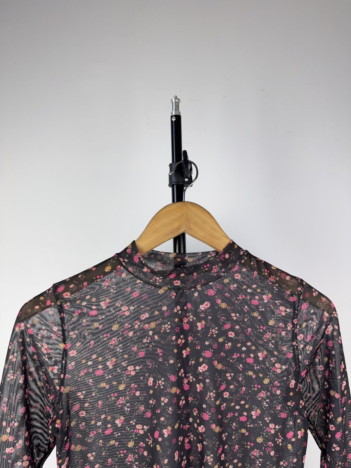Vintage Style❗️Save The Queen Jean Paul Gaultier Floral Mesh Blouses Size US XS / EU 42 / 0 - 2 Thumbnail