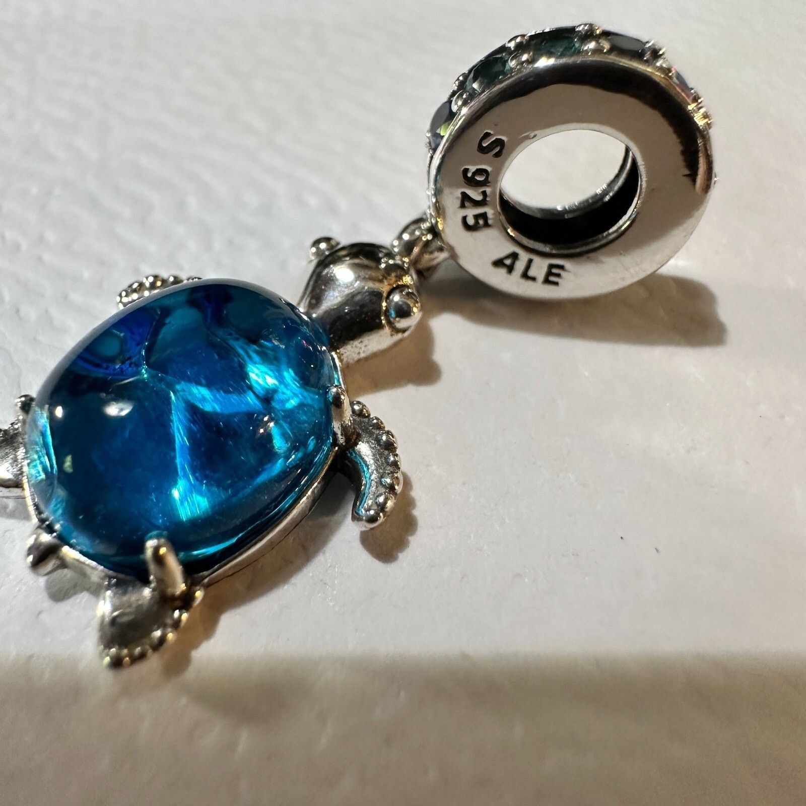 pandora Authentic Pandora, Murano Glass Sea Turtle Dangle Charm #798 Size ONE SIZE - 3 Thumbnail