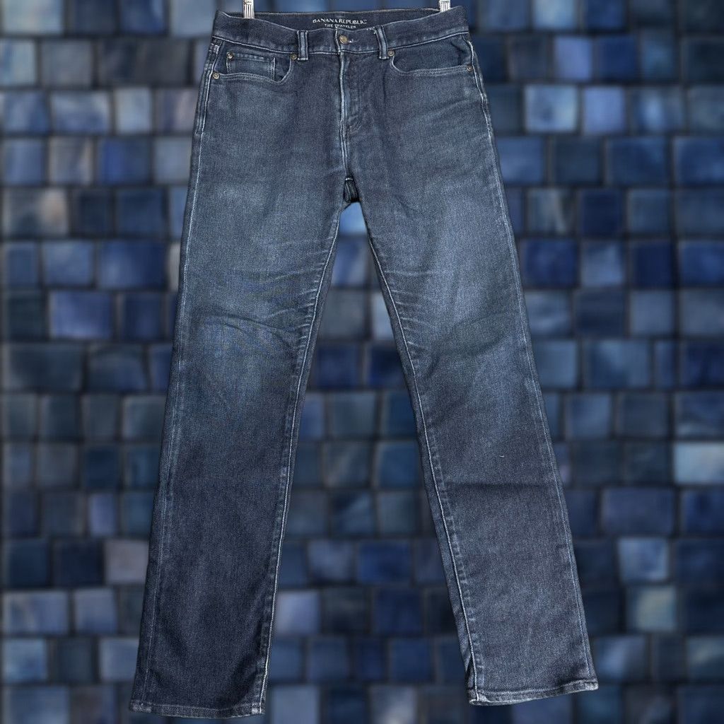 Banana Republic Banana Republic Jeans Mens 31 The Traveler Slim Fit Pockets Cotton Stretch Jeans Size US 31 - 1 Thumbnail