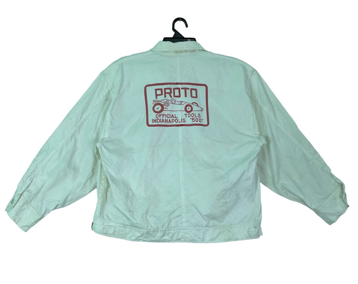 Vintage Vtg PROTO Official Tools Indianapolis 500 racing jacket Size US L / EU 52-54 / 3 - 1 Thumbnail