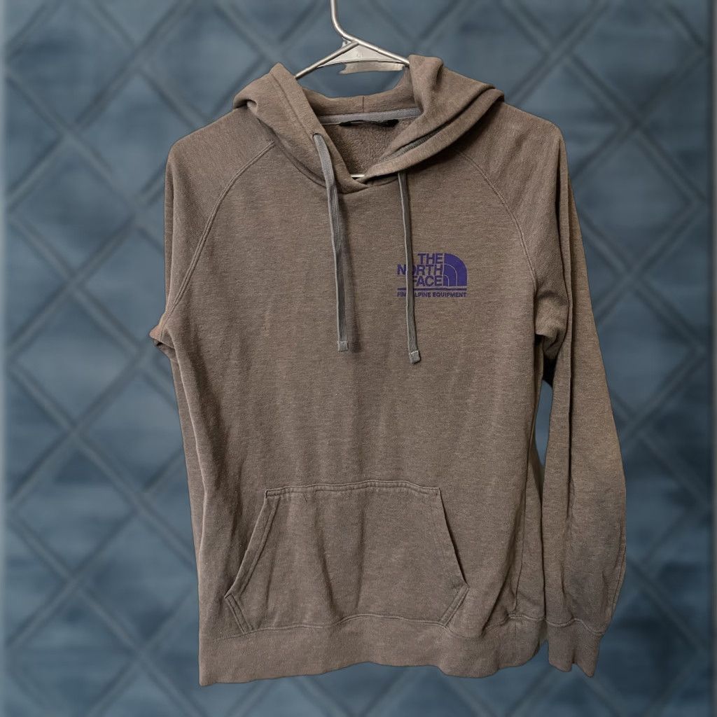 The North Face The North Face Gray Women's Hoodie Logo Big Size Small Size S / US 4 / IT 40 - 1 Thumbnail
