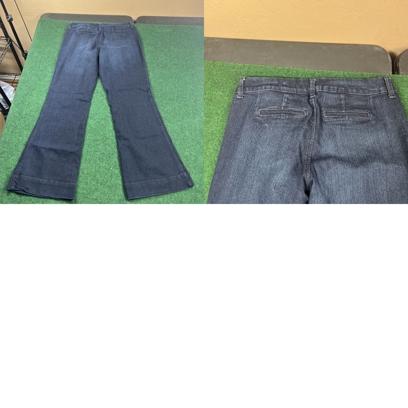 Vintage Ana Women's Size 10 (32X29) Stretch Denim Dark Blue Jeans Size 32" / US 10 / IT 46 - 8 Thumbnail