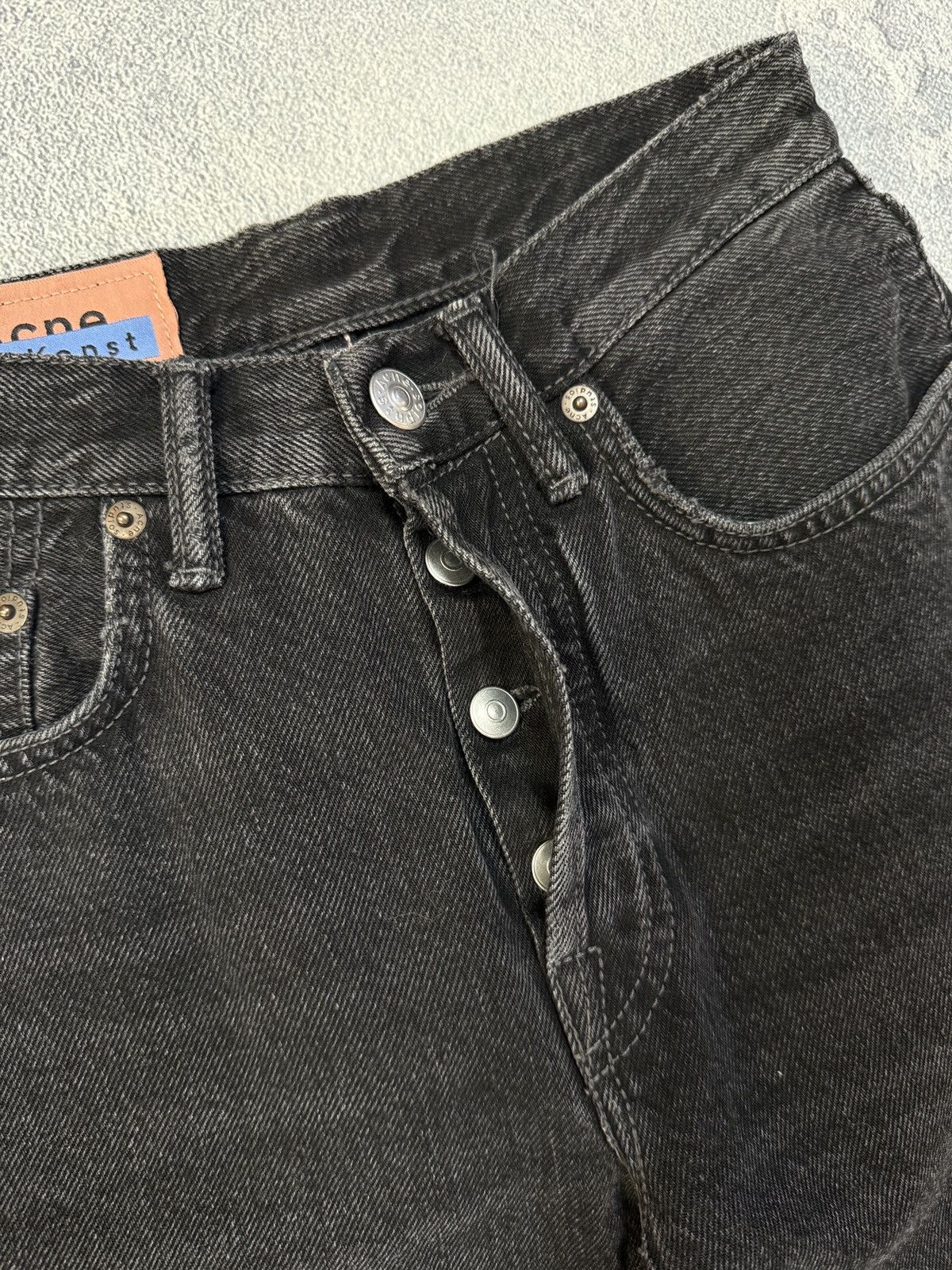 Acne Studios Acne Studios Jeans Denim Skinny Pants Melk Stay Black Size US 26 / EU 42 - 3 Thumbnail