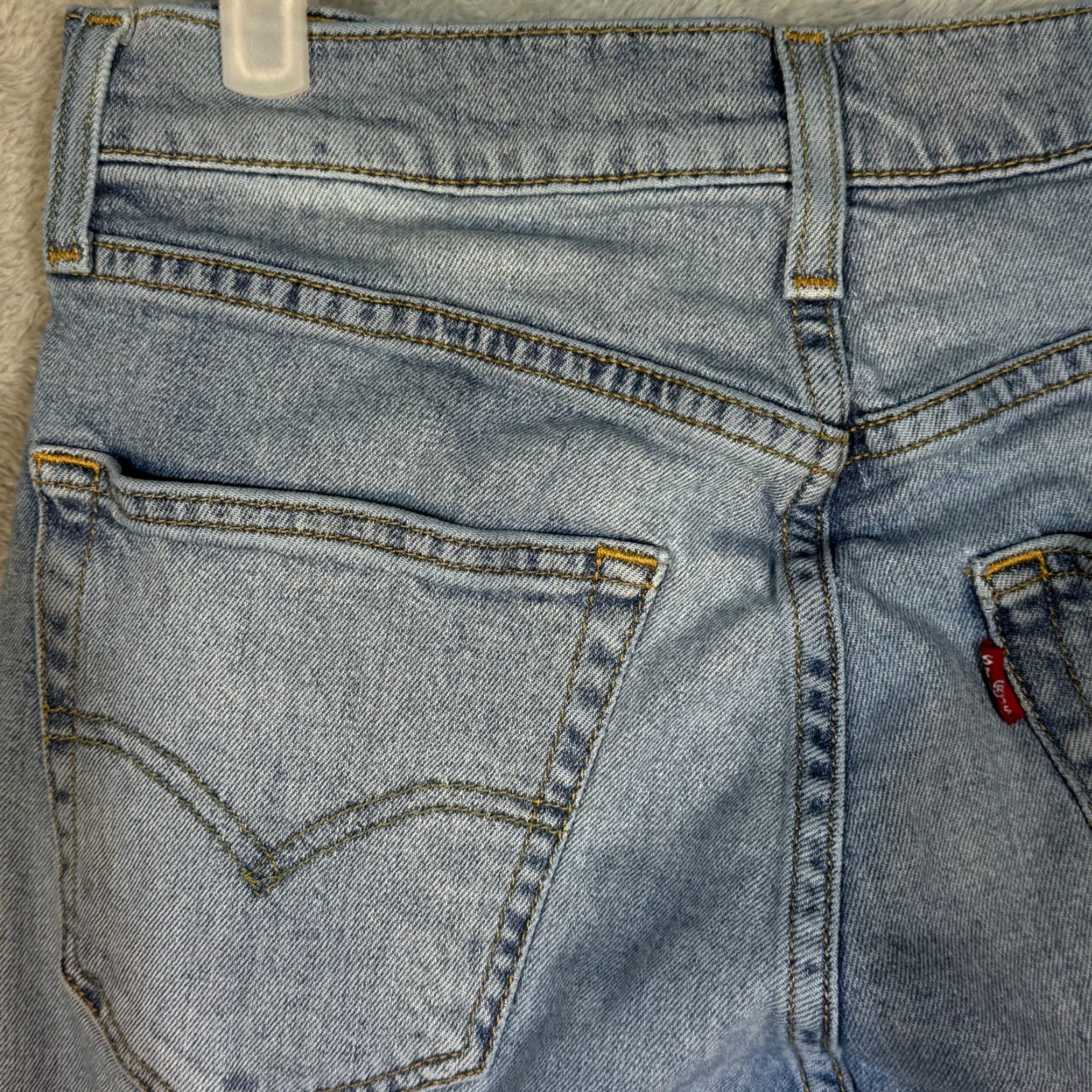 Levi's VINTAGE Levis 502 Mens Jeans Blue Stretch Denim Mid Rise Straight Leg 29x30 Mens Jeans Blue Straight Leg 502 Levis Jeans Size US 29 - 6 Thumbnail