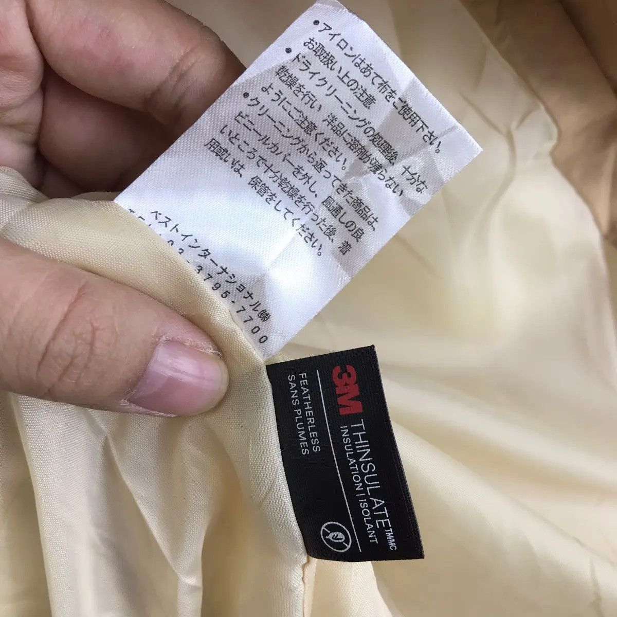 Vintage BVONO MILANO THINSULATE Featherless Puffer Trench Coat Size L / US 10 / IT 46 - 6 Thumbnail