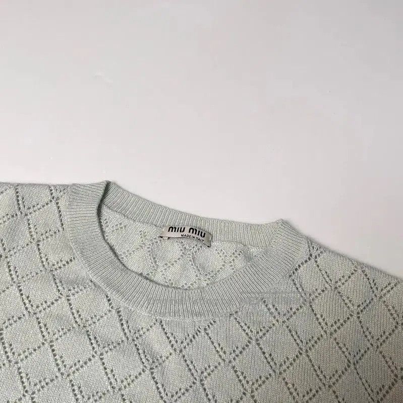 Miu Miu Miu Miu Summer Green Short Sleeve Pullover . Size XS / US 0-2 / IT 36-38 - 4 Thumbnail