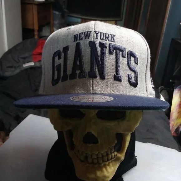 Mitchell & Ness × NFL Mitchell & Ness New York Giants Snap Back Hat Cap Size ONE SIZE - 1 Thumbnail