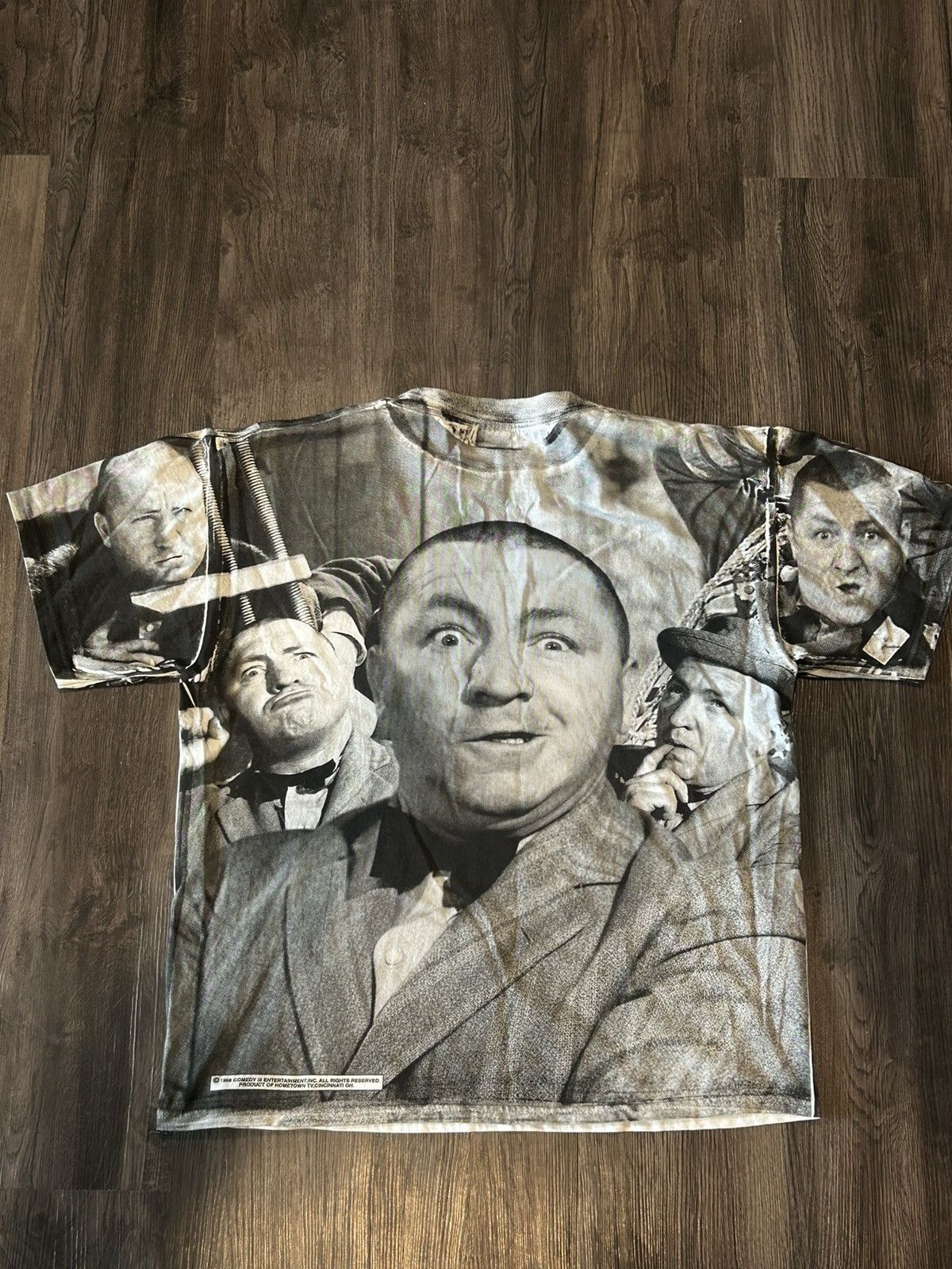Vintage 1998 AOP Three Stooges Tee Size US L / EU 52-54 / 3 - 2 Thumbnail