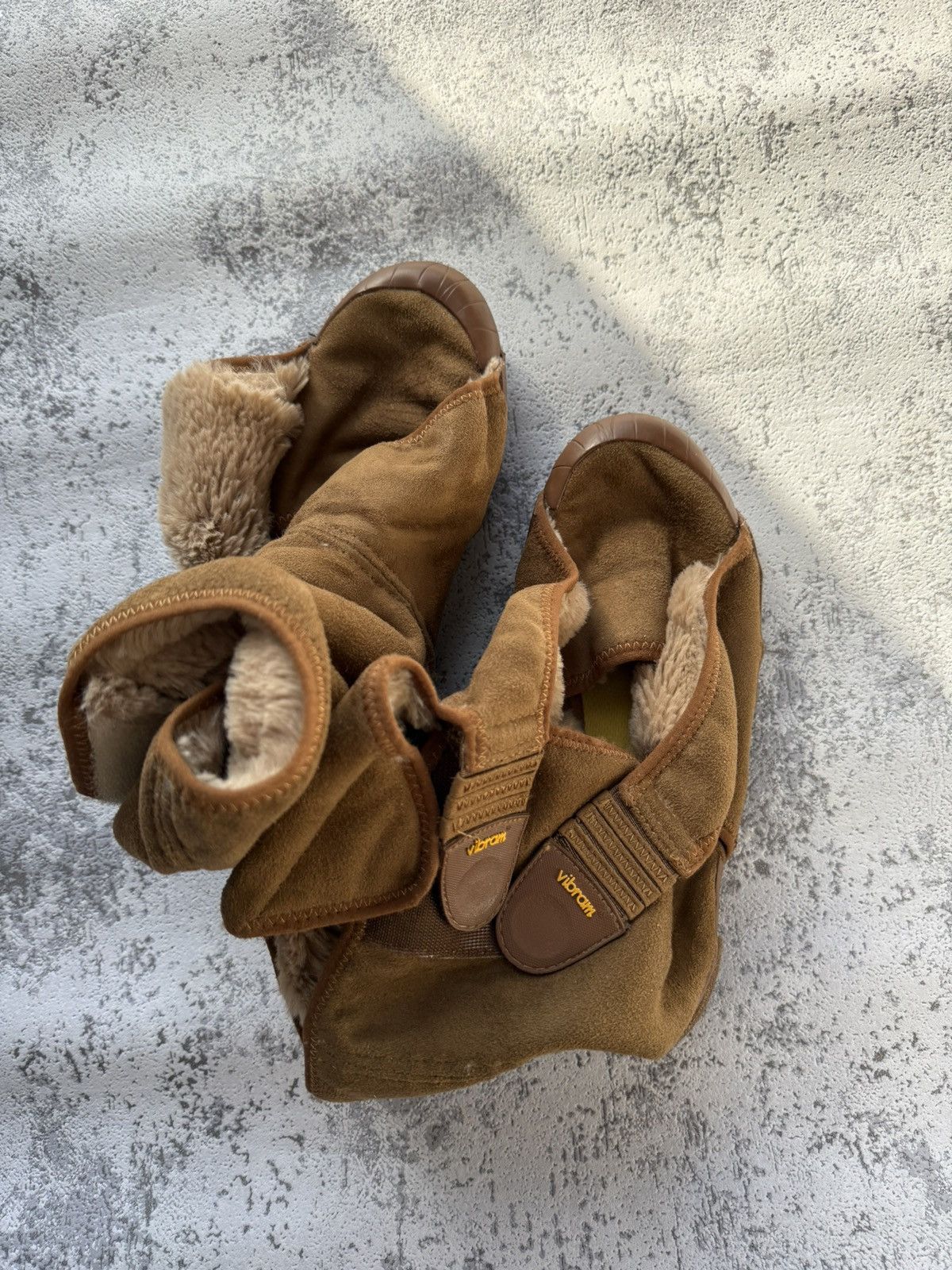 Japanese Brand Rare Furoshiki Vibram Y2K Fur Suede Japanese Shoes Size38-39 Size US 6.5 / EU 39-40 - 13 Thumbnail