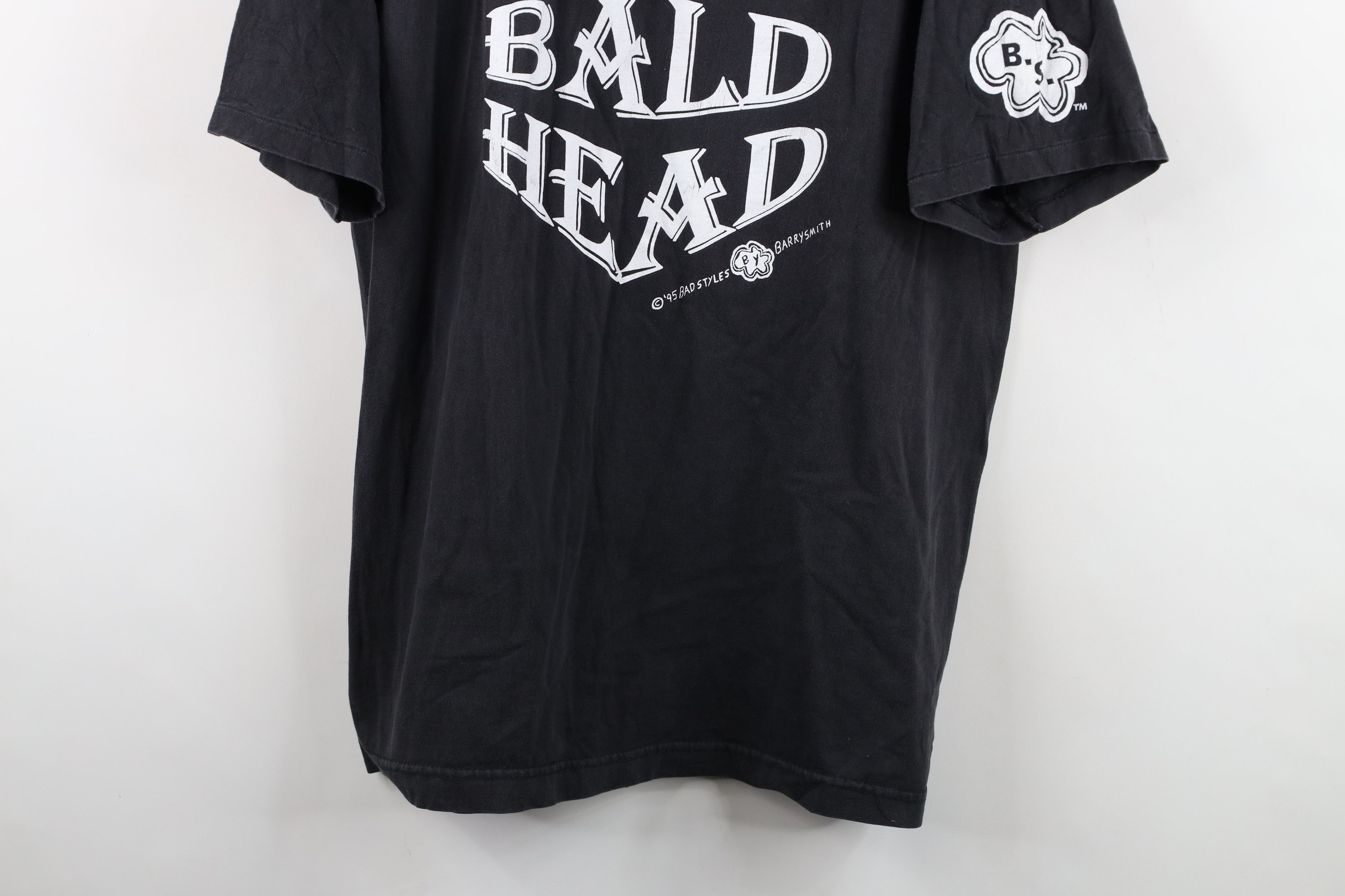 Vintage Vintage 90s Streetwear Sexy Bald Head Bad Styles T-Shirt USA Size US XL / EU 56 / 4 - 3 Thumbnail