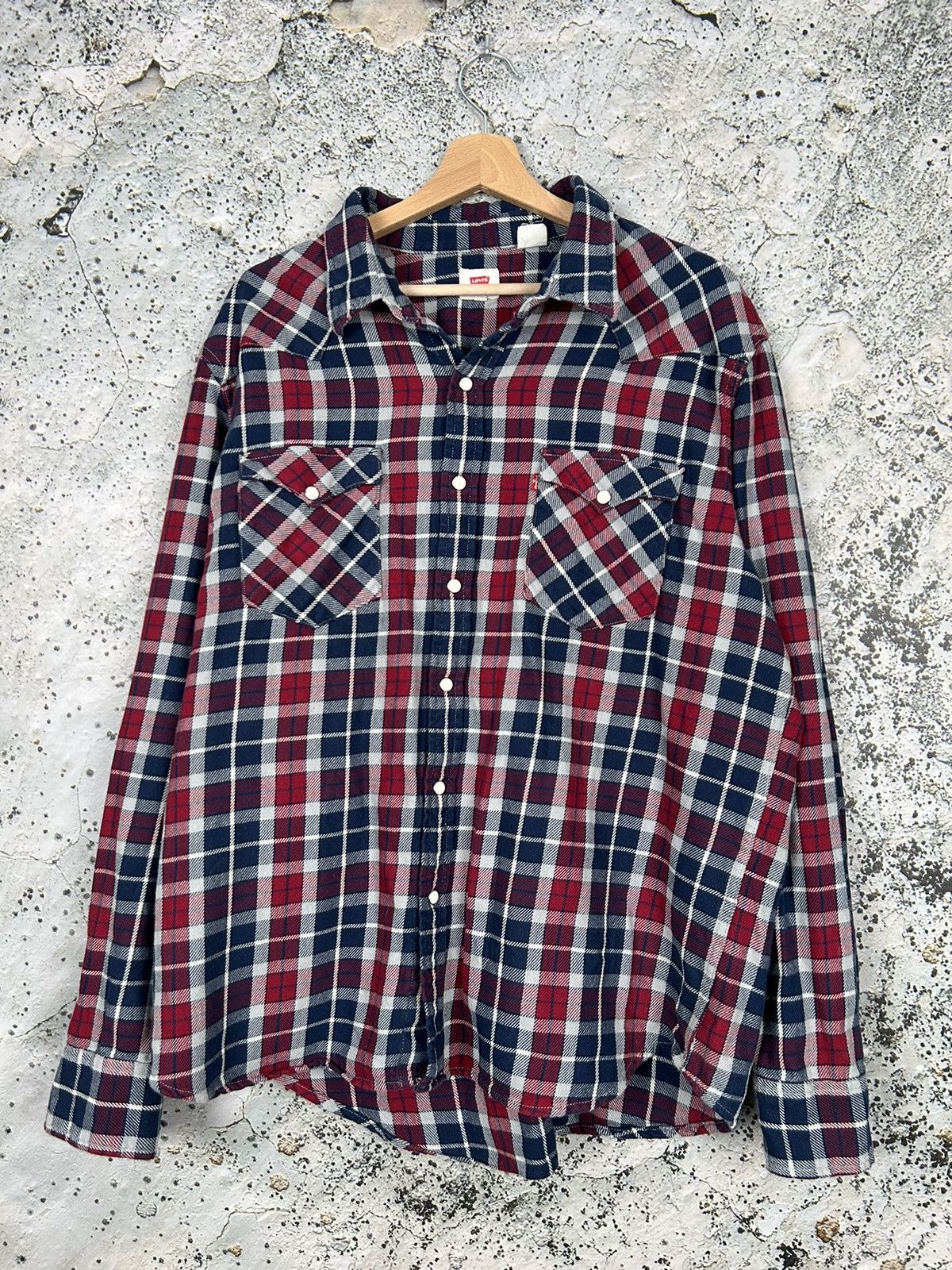 Levi's Vintage Levi’s Checkered Overshirt Timber Streetwear Size US XXL / EU 58 / 5 - 1 Thumbnail