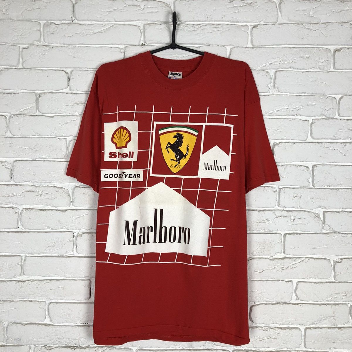 Ferrari Ferrari Marlboro 90’s vintage tee t shirt Size US XL / EU 56 / 4 - 1 Thumbnail