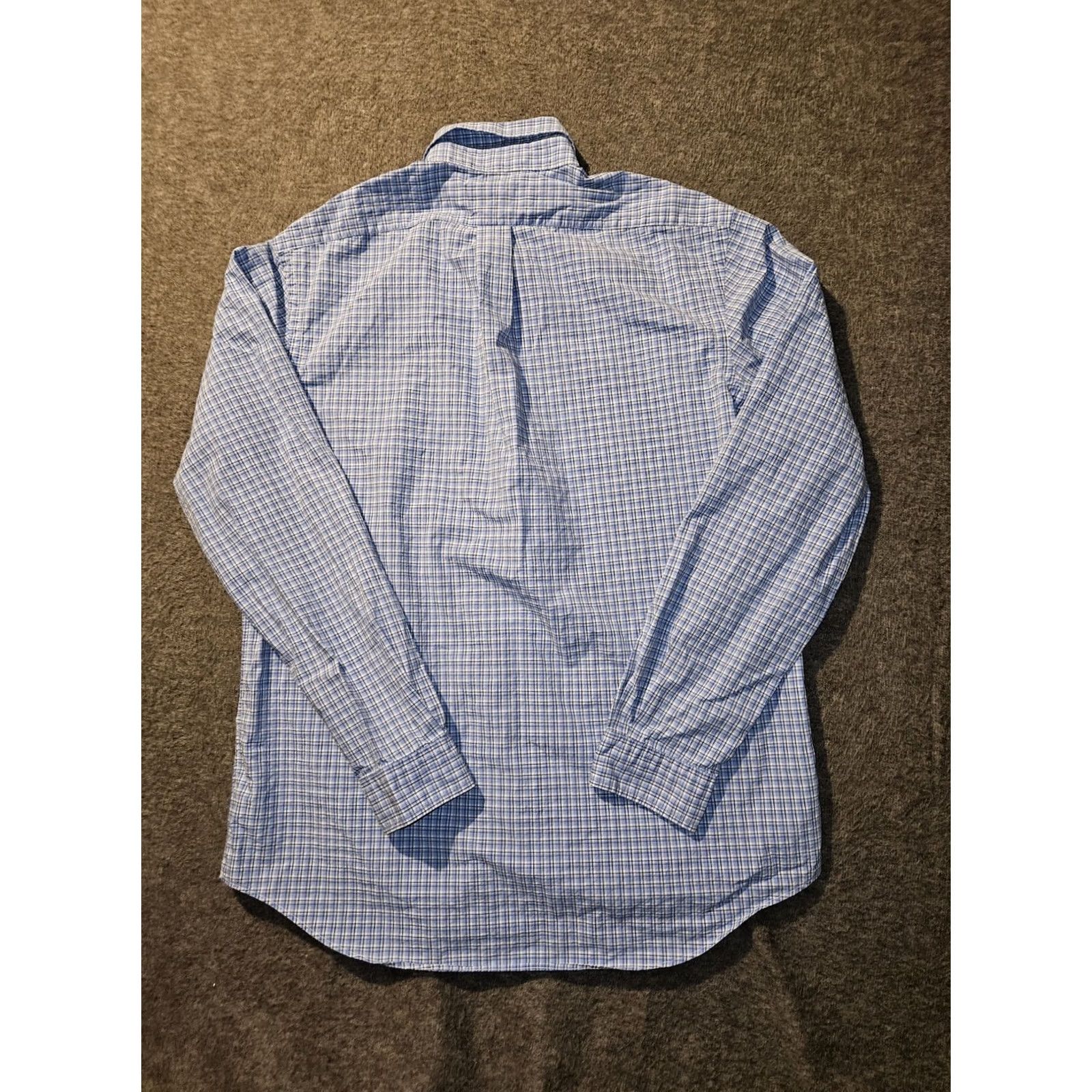 Ralph Lauren Ralph Lauren Button-Down Shirt Men L Blue Plaid Long Sleeve Preppy Casual Embroidered Size US L / EU 52-54 / 3 - 8 Thumbnail