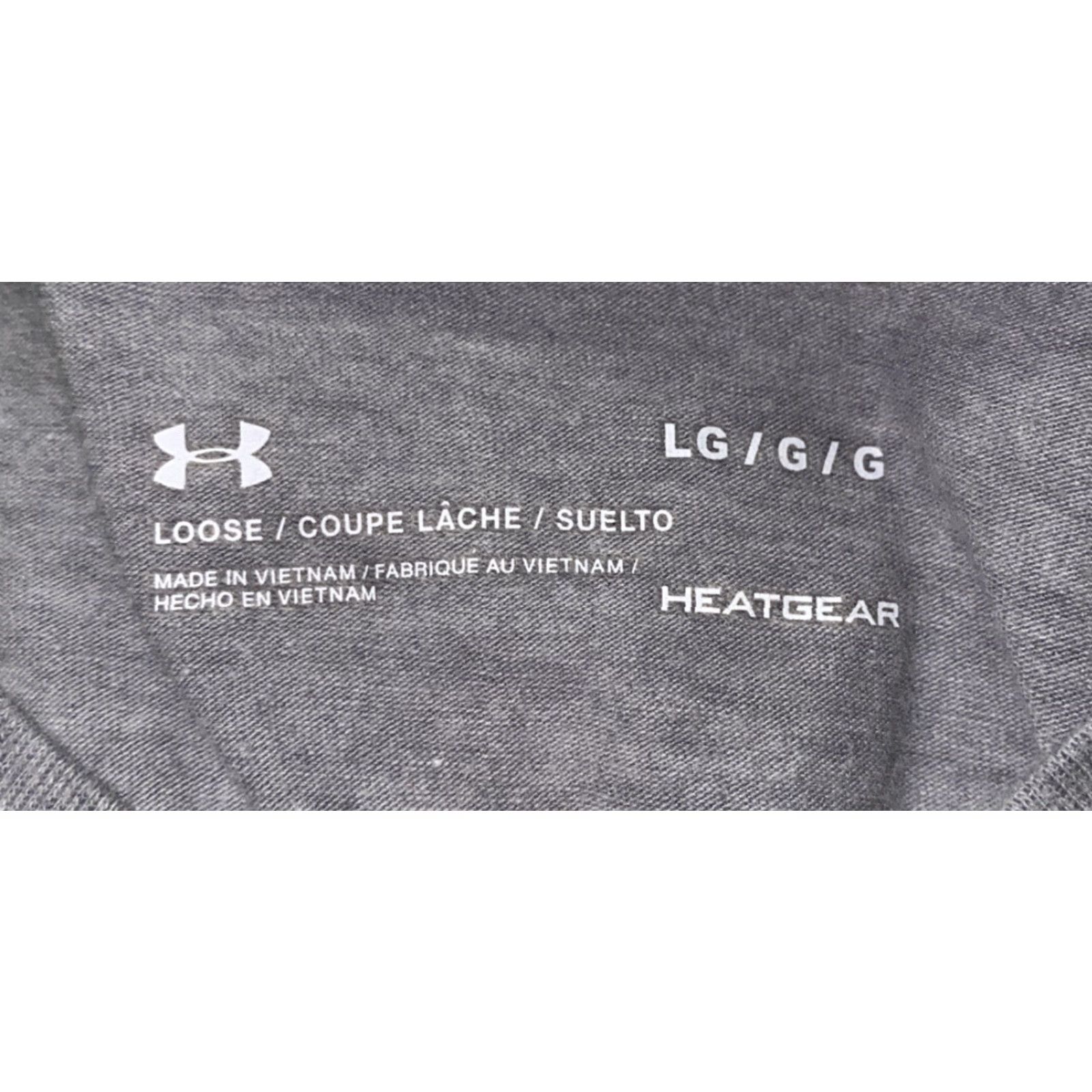 Under Armour VINTAGE Under Armour Men's T-Shirt Short Sleeve Activewear Size Large Gray Basic Size US L / EU 52-54 / 3 - 4 Thumbnail
