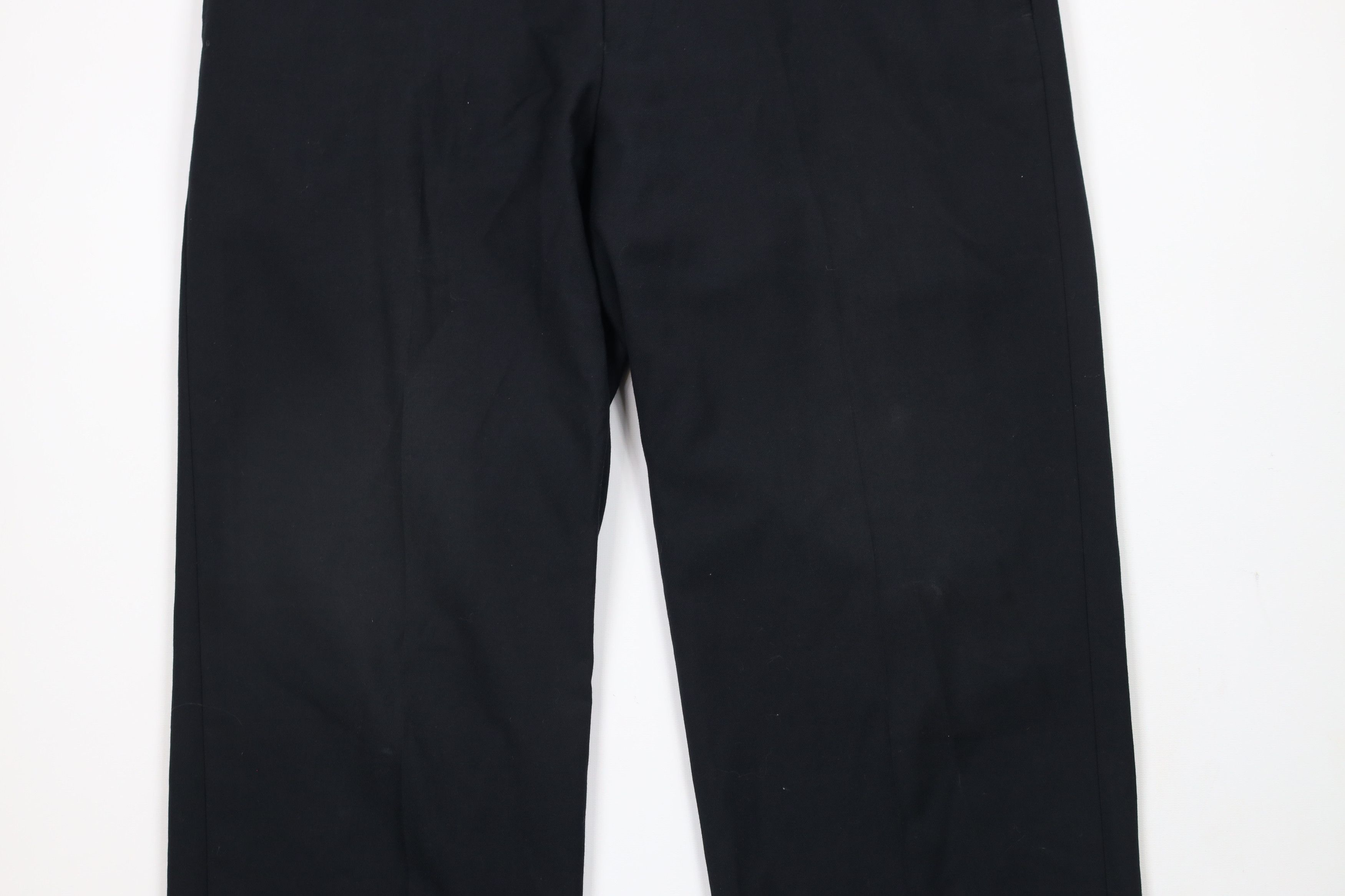 Ralph Lauren × Vintage Vintage Ralph Lauren Rayon Blend Wide Leg Chino Pants Black Size US 36 / EU 52 - 3 Thumbnail