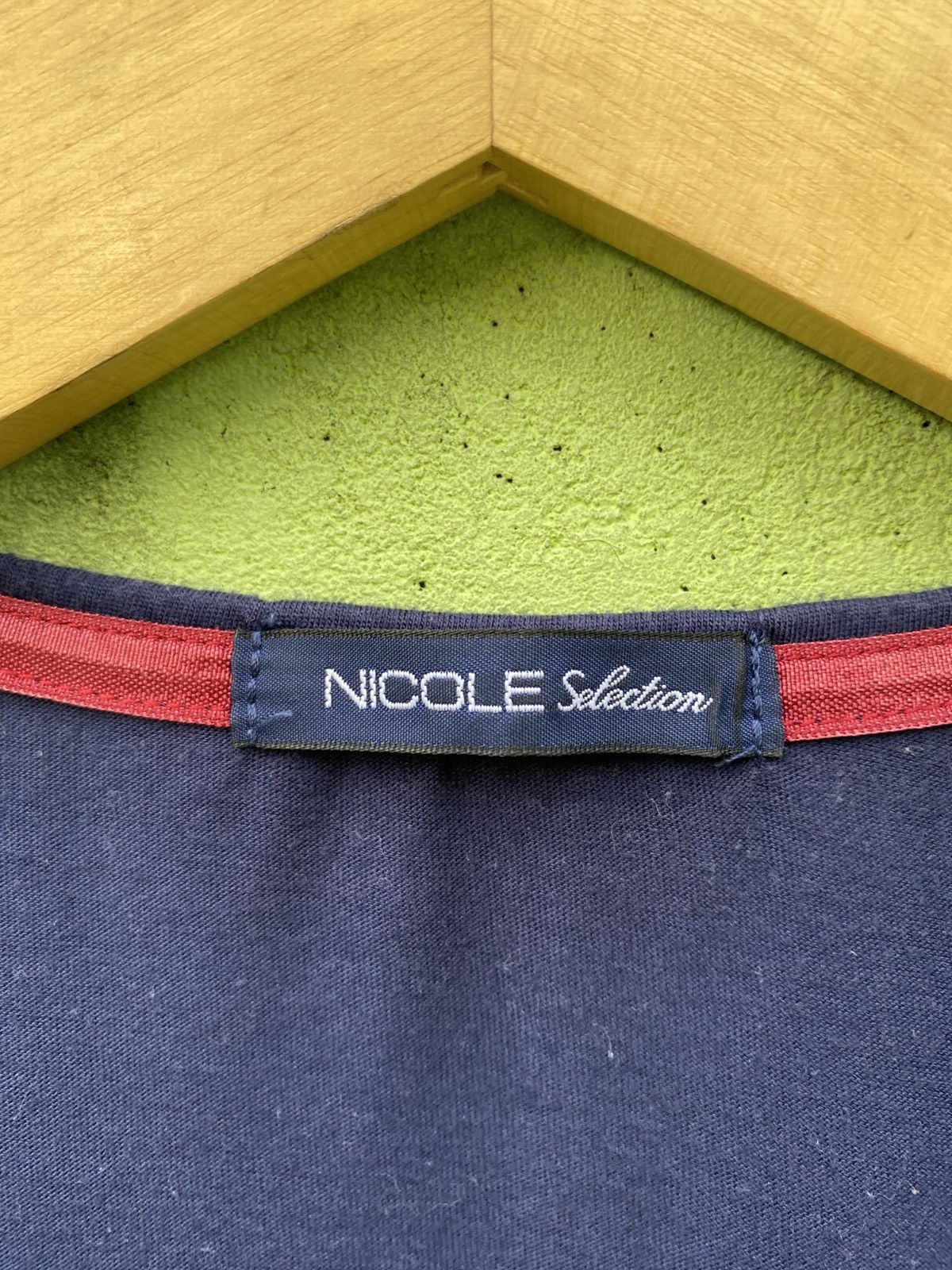 Japanese Brand Nicole Selection Dark Navy Smoke Style Subtle Artsy Design Size US M / EU 48-50 / 2 - 8 Thumbnail