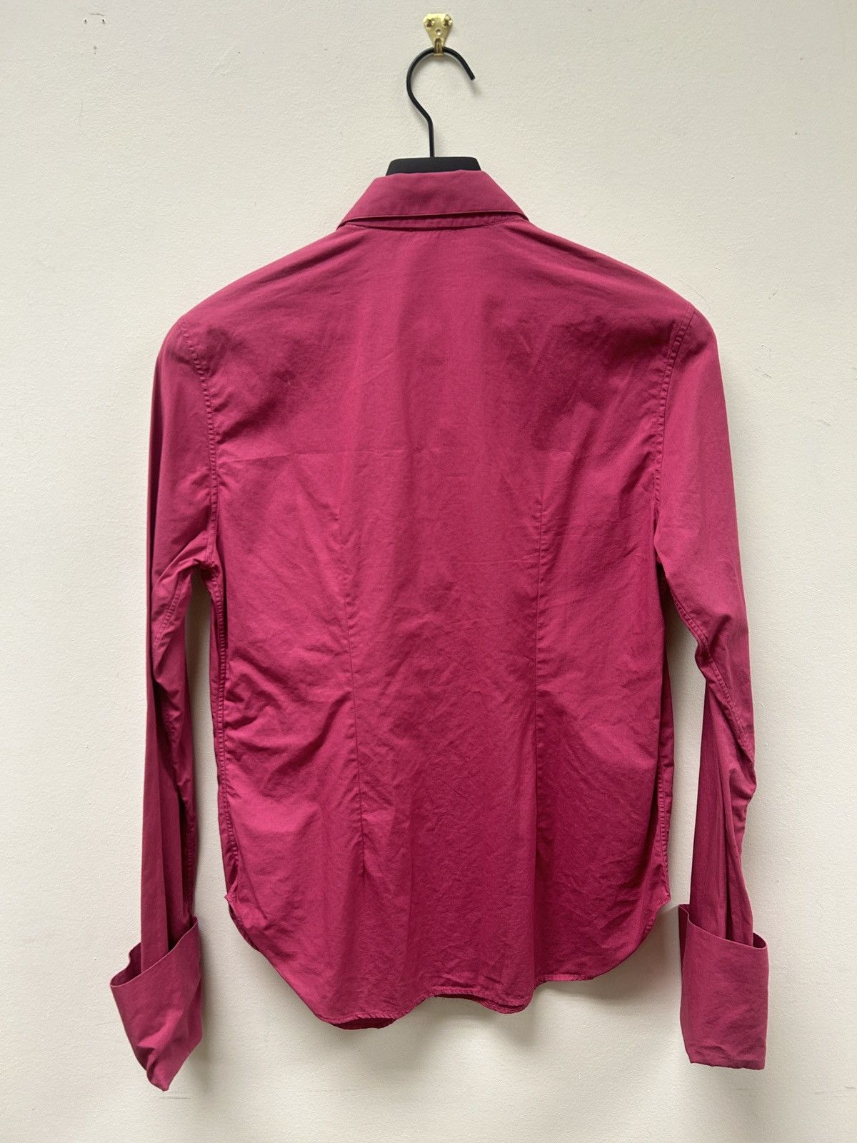 Helmut Lang SS00 Fuschia Turnup button up Size US S / EU 44-46 / 1 - 3 Thumbnail