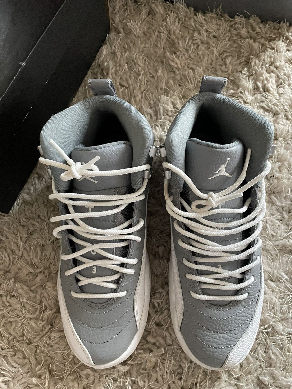Jordan Brand Jordan 12 Stealth Grey Size US 7 / IT 37 - 5 Thumbnail