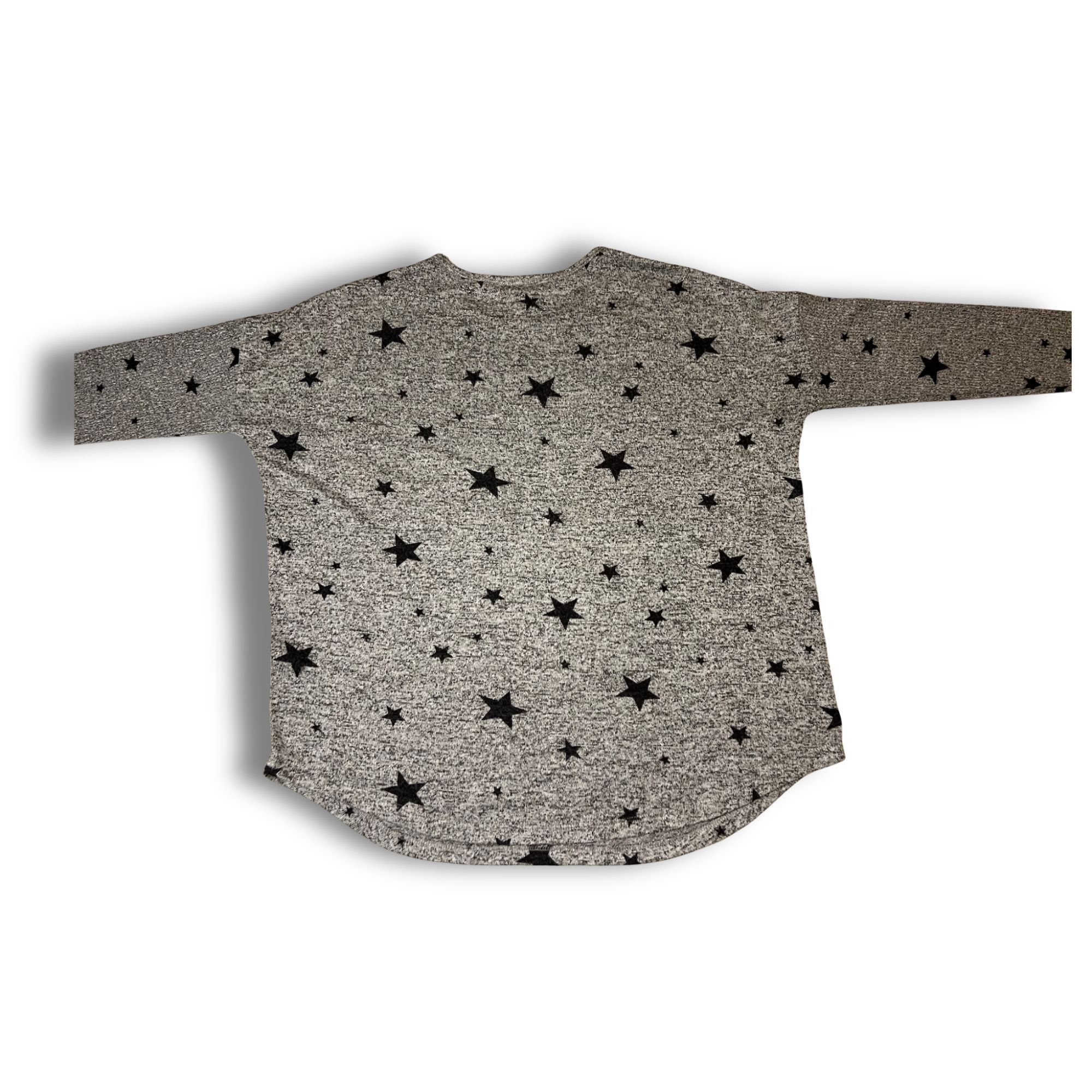 Buffalo David Bitton Buffalo David Bitton Gray Star Print Sweater Medium Made In Size M / US 6-8 / IT 42-44 - 3 Thumbnail