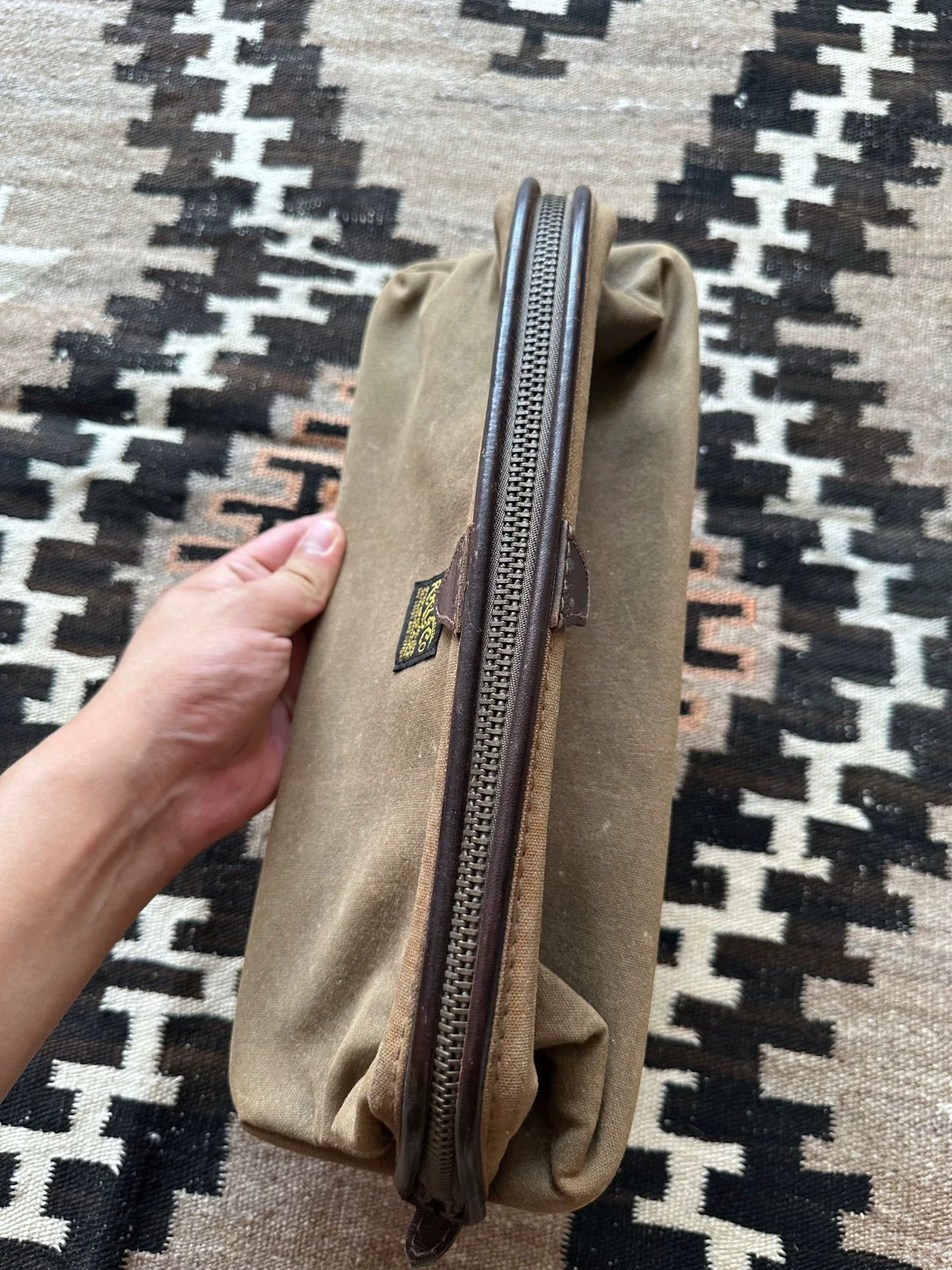 RRL Ralph Lauren RRL Vintage Distressed Toiletry Bag Size ONE SIZE - 3 Thumbnail