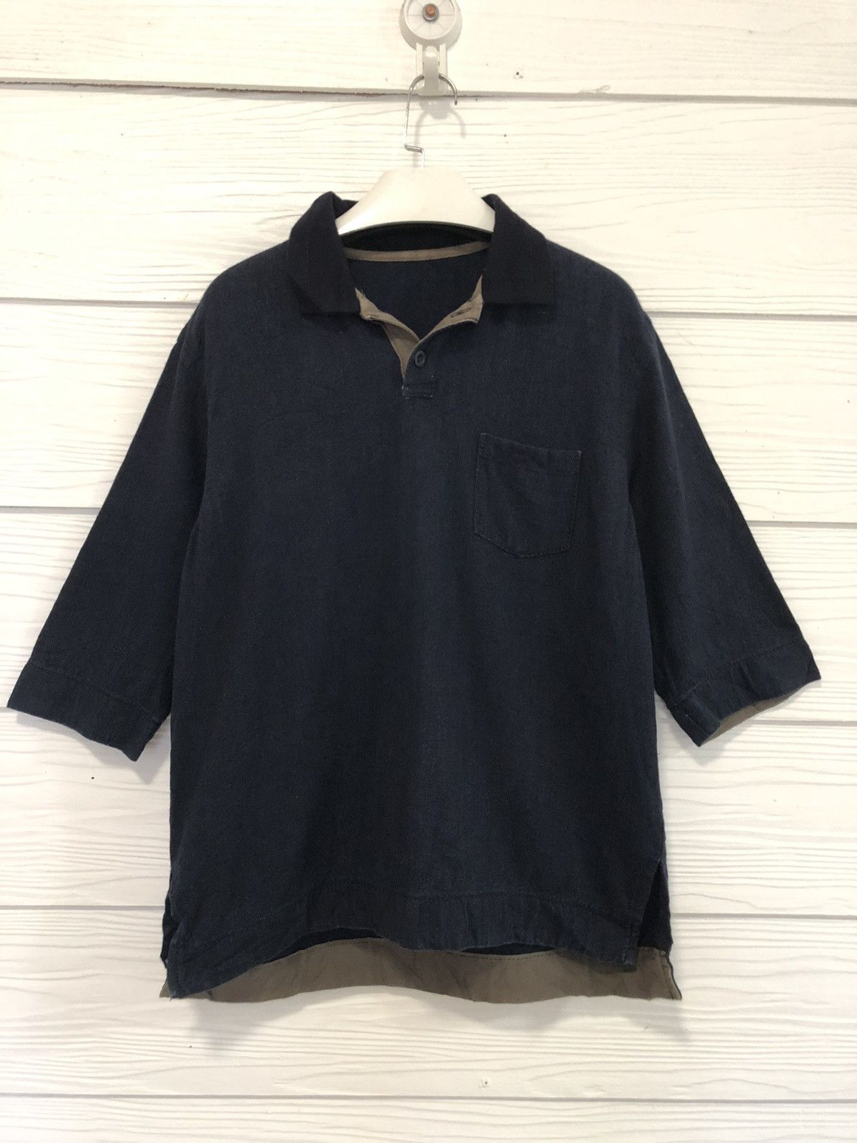 Sacai Sacai blue denim pocket tee Size US L / EU 52-54 / 3 - 1 Thumbnail