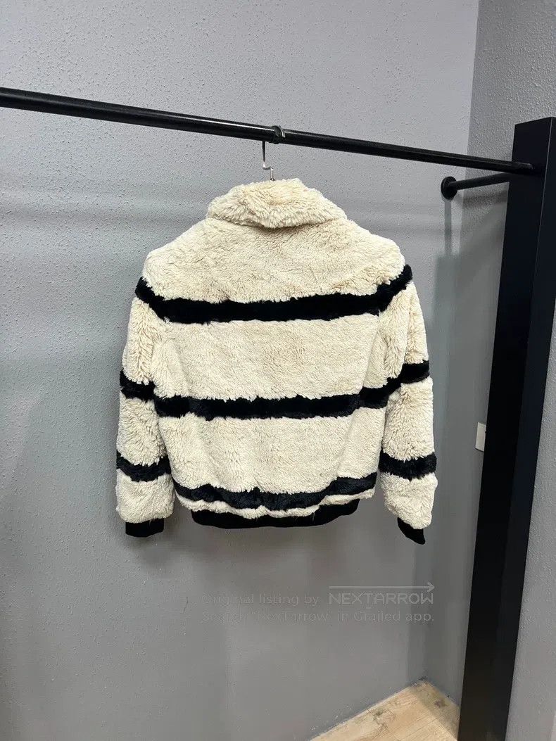 Saint Laurent Paris Saint Laurent Paris Black and white striped teddy fur jack Size XXS / US 00 / IT 34 - 2 Thumbnail