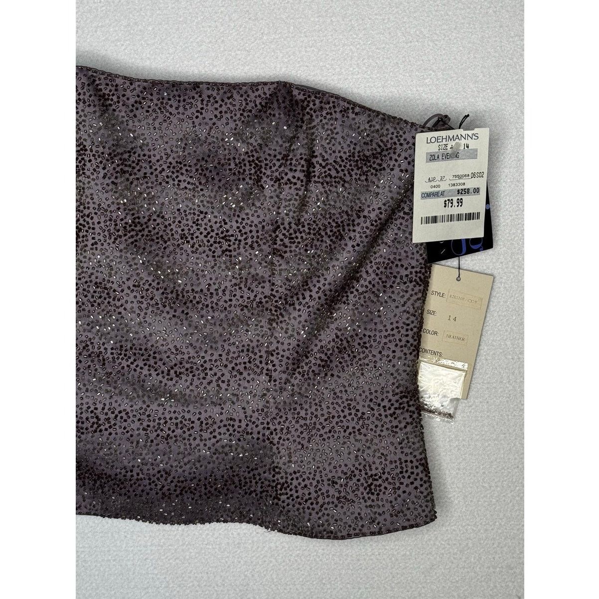 Other Zola Evening David Minka Y2K Beaded Corset Top 14 NWT Size L / US 10 / IT 46 - 21 Thumbnail