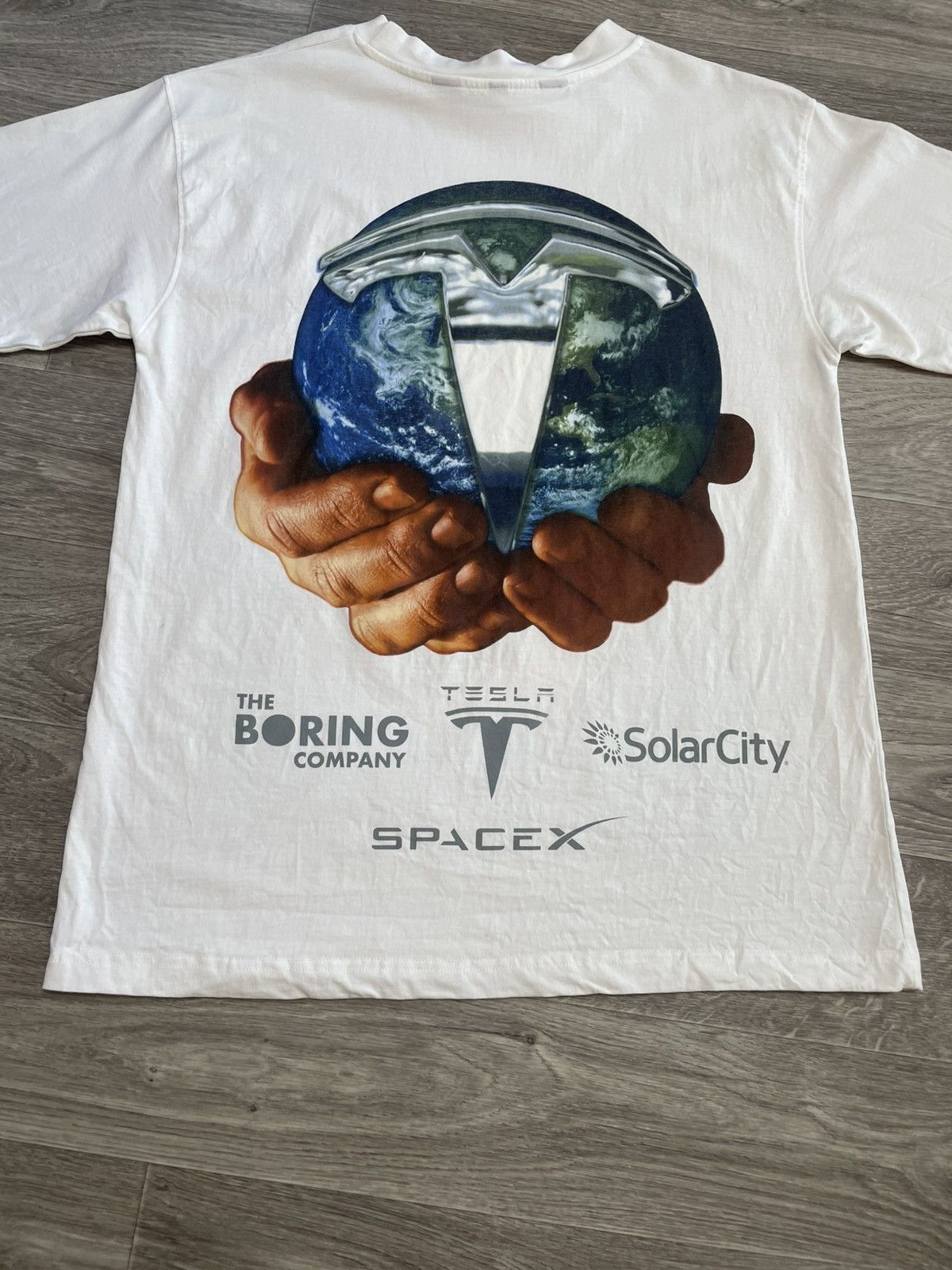 Marino Morwood Marino Morwood Elon Musk Spacex Tesla White T-Shirt Size US M / EU 48-50 / 2 - 10 Thumbnail