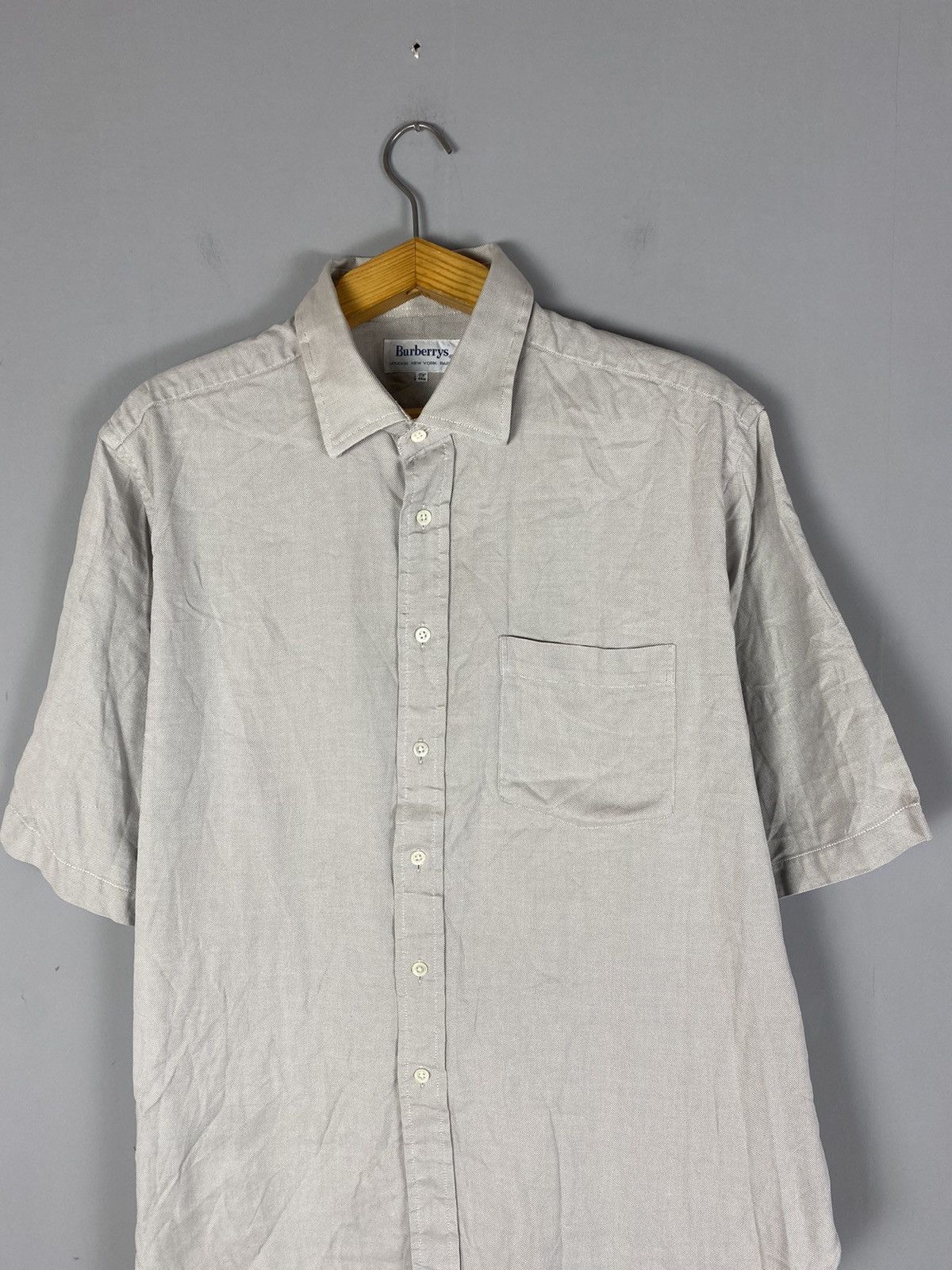 Burberry Vintage 90s Burberrys shirt Size US XL / EU 56 / 4 - 2 Thumbnail