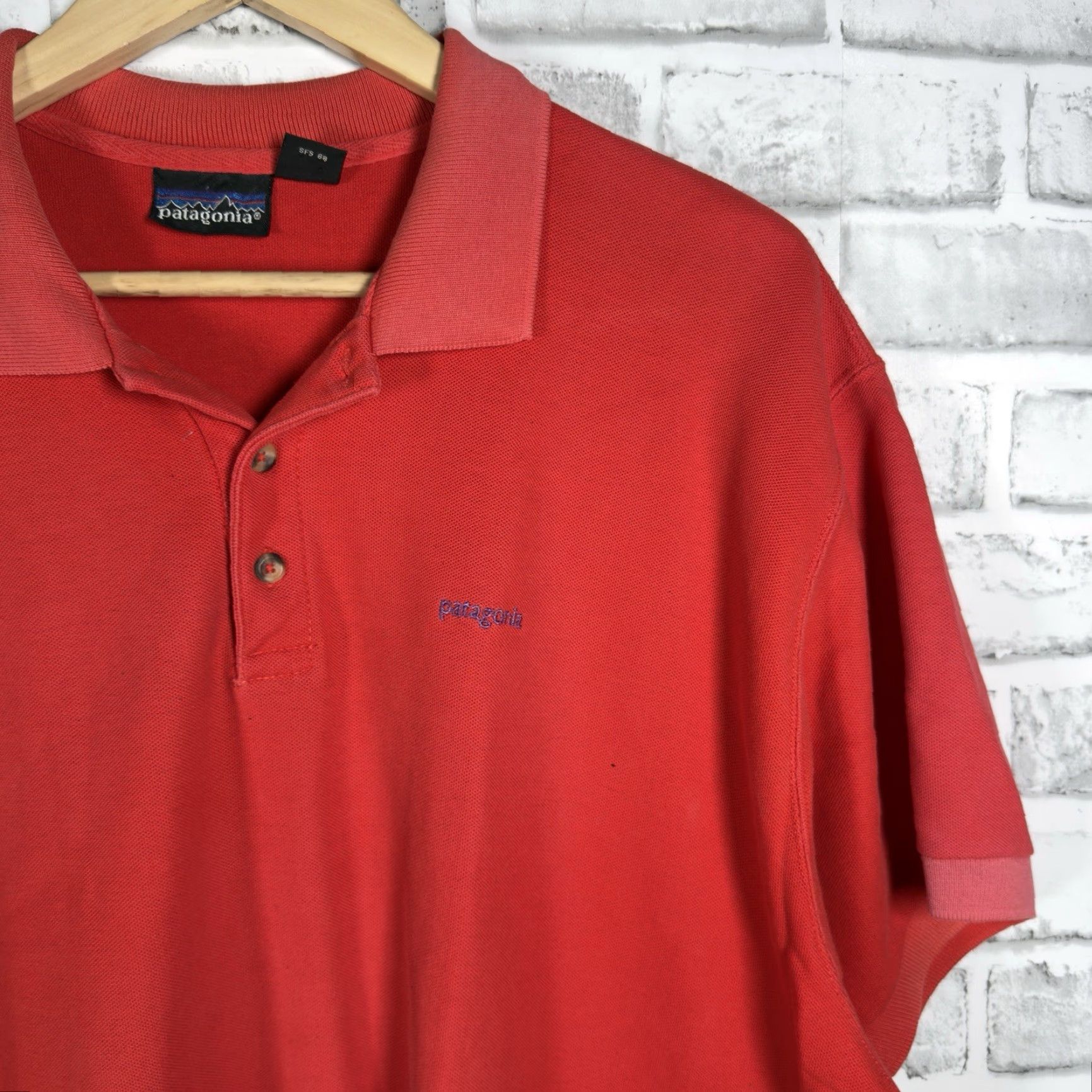 Patagonia Patagonia Polo Shirt Mens Size XL 100% Cotton Red Casual Polo Shirt Size US XL / EU 56 / 4 - 2 Thumbnail