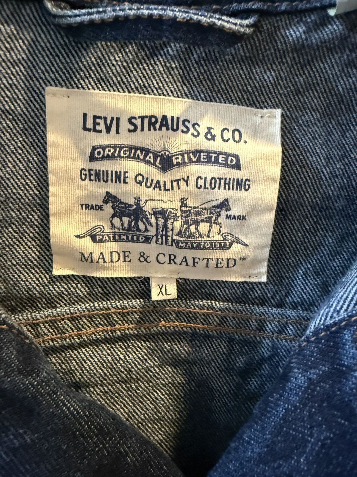 Levi's × Levi's Made & Crafted Levi’s Made and Crafted Denim Jacket Size US XL / EU 56 / 4 - 2 Thumbnail