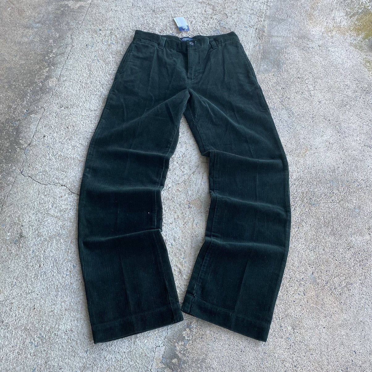Polo Ralph Lauren × Vintage Vintage Y2K Polo Ralph Lauren NWT Green Corduroy Pants Size US 28 / EU 44 - 4 Thumbnail