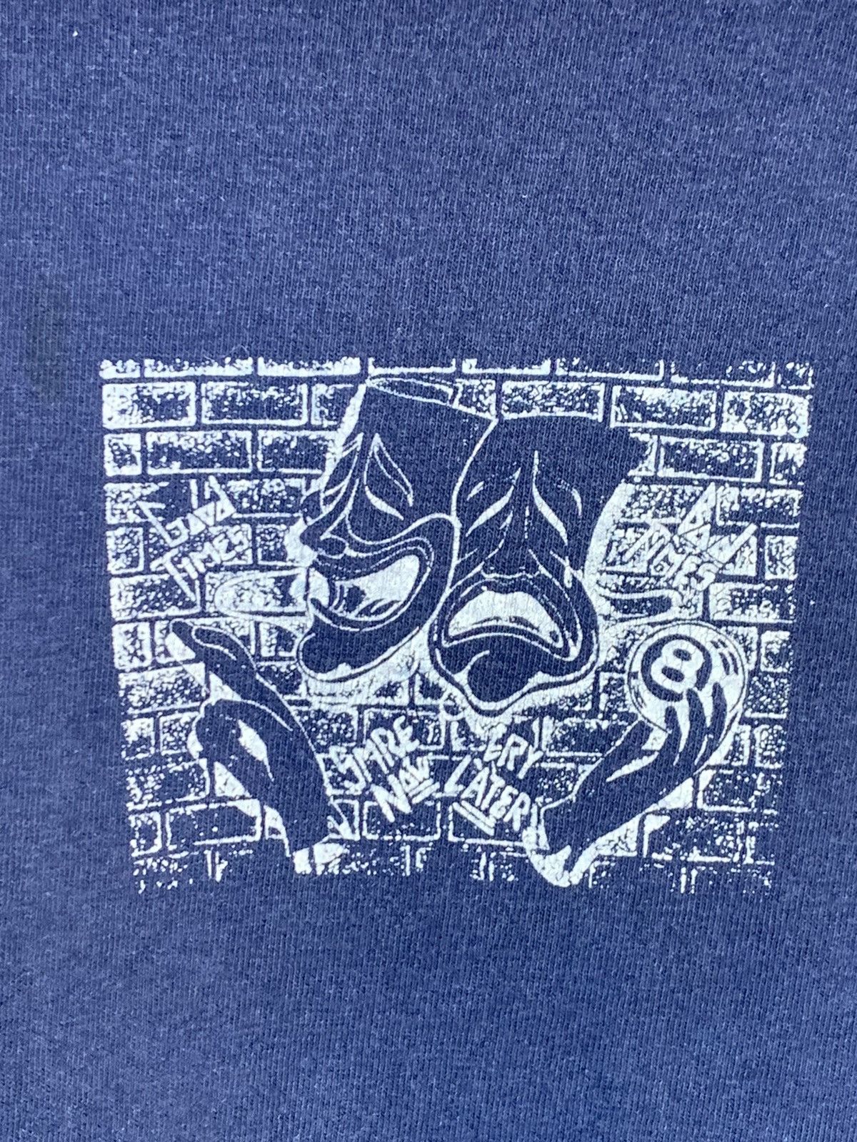 Vintage *RARE* Vintage 90s Smile Now Cry Later Homies Graffiti Shirt Size US L / EU 52-54 / 3 - 5 Thumbnail
