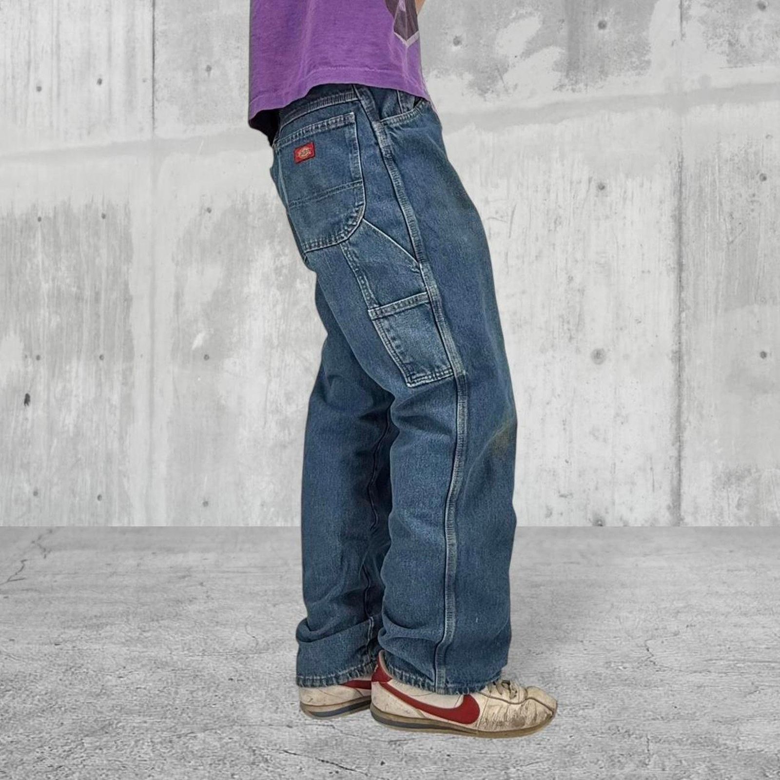 Dickies Vintage baggy dickies carpenter jeans Size US 36 / EU 52 - 1 Thumbnail