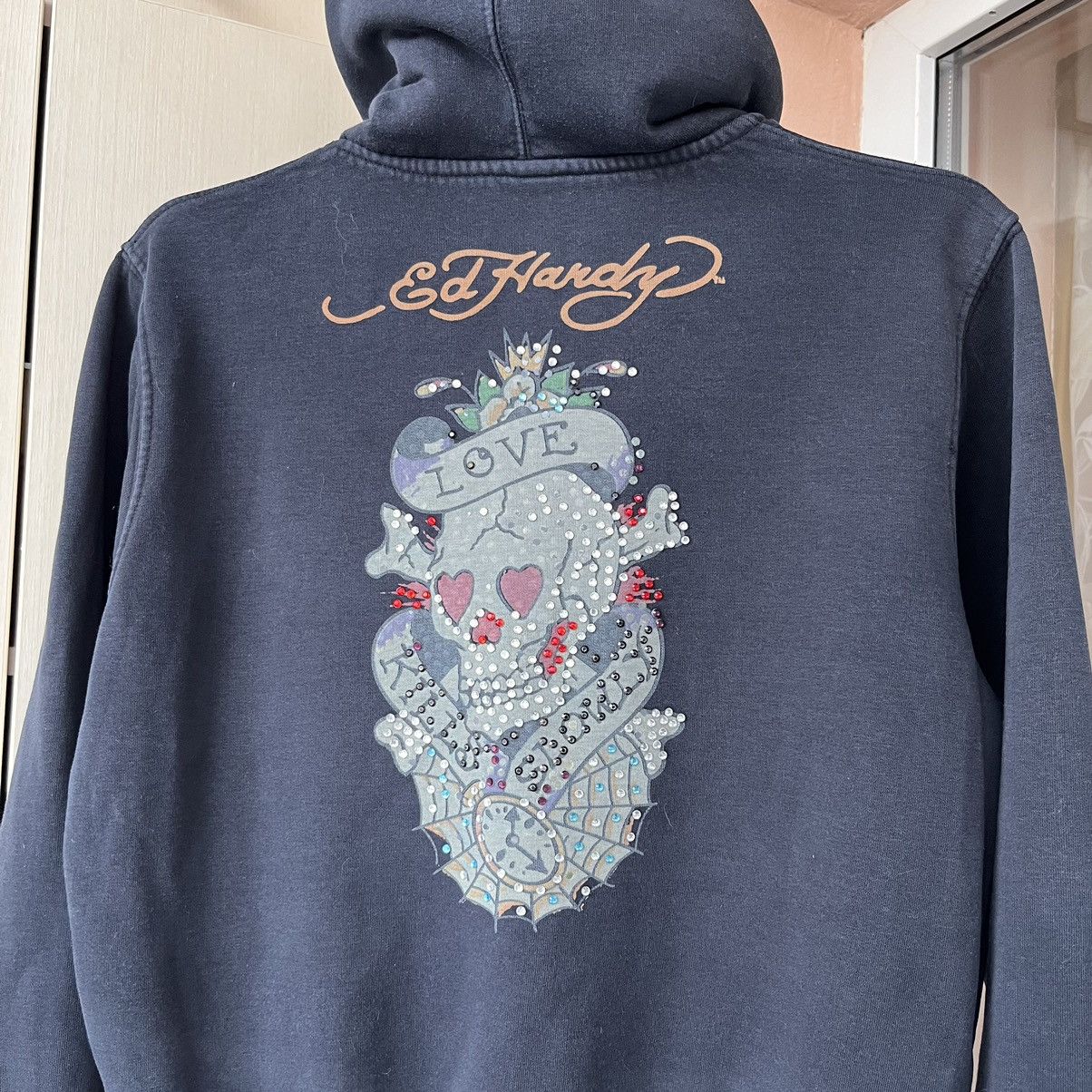 Christian Audigier × Ed Hardy × Vintage Ed hardy vintage women zip hoodie Size S / US 4 / IT 40 - 8 Thumbnail