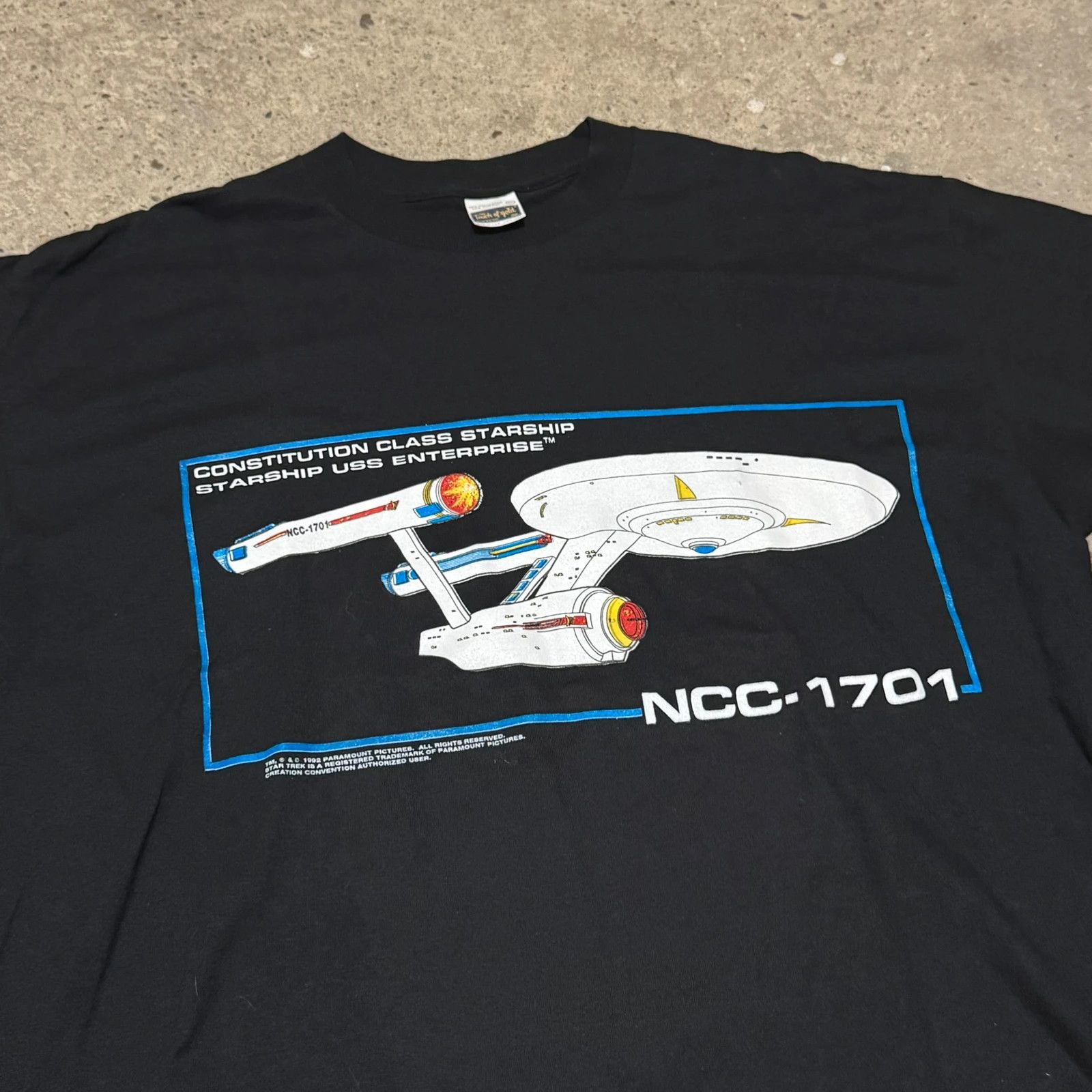 Vintage Vintage 90s Star treck t-shirt Size US XL / EU 56 / 4 - 3 Thumbnail