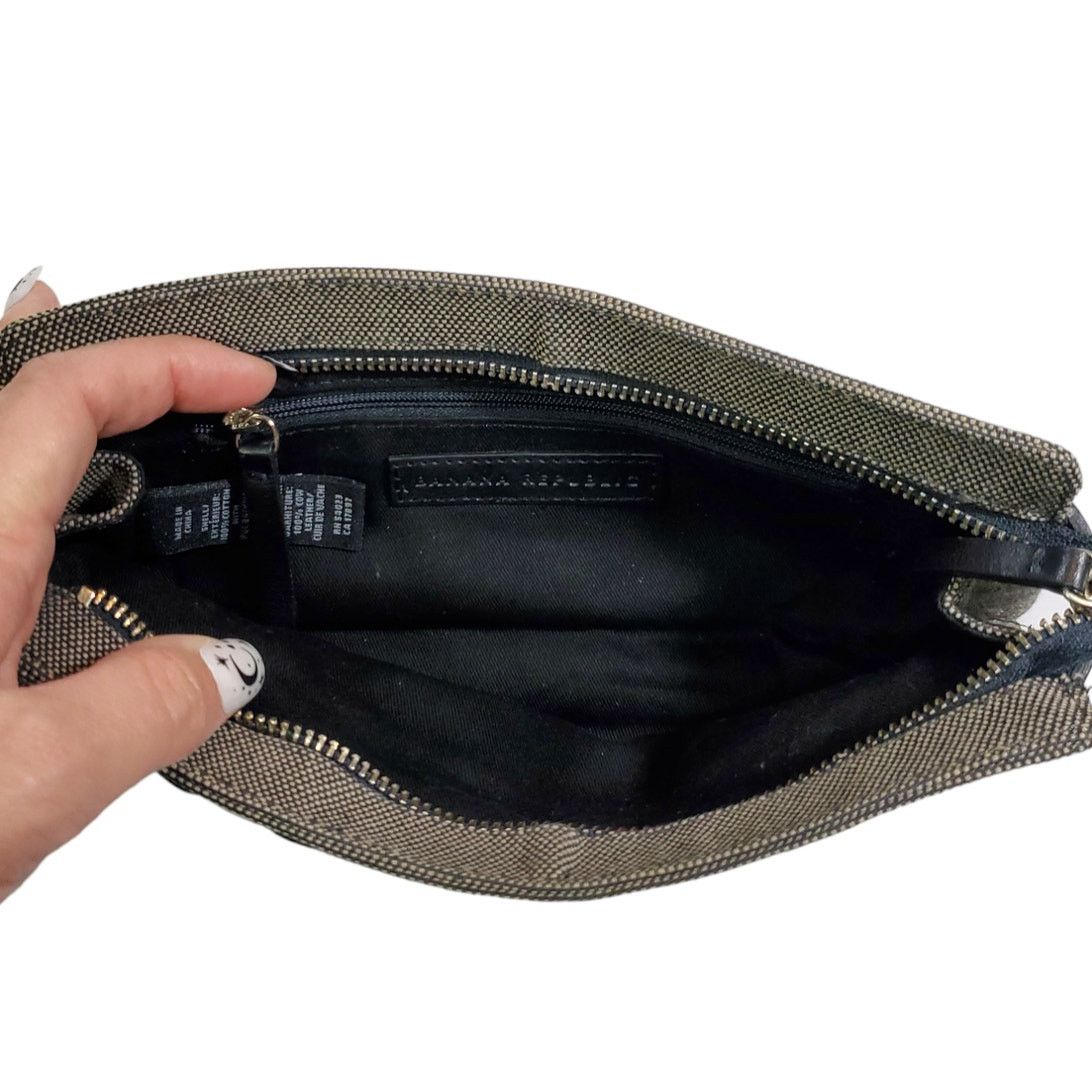 Banana Republic Banana Republic | Black and Tan Clutch w/ Leather Accents Size ONE SIZE - 5 Thumbnail