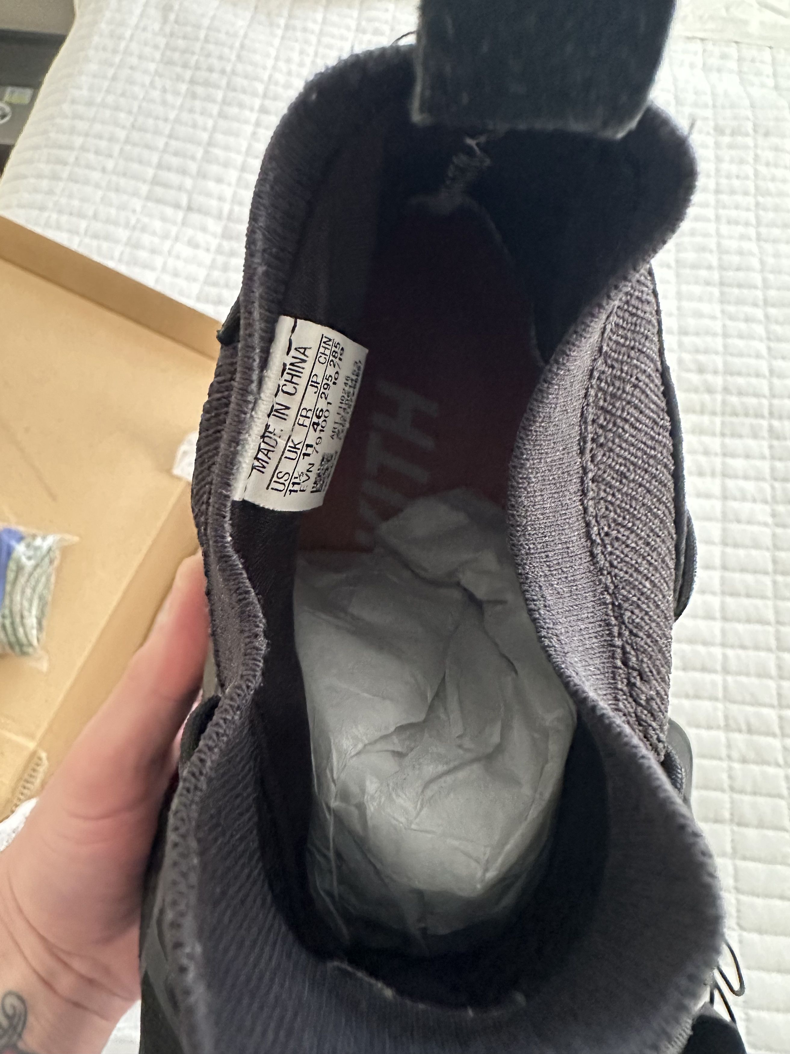 Adidas × Kith adidas Terrex Free Hiker Gore-Tex Kith Black / Iridescent Size US 11.5 / EU 44-45 - 11 Thumbnail