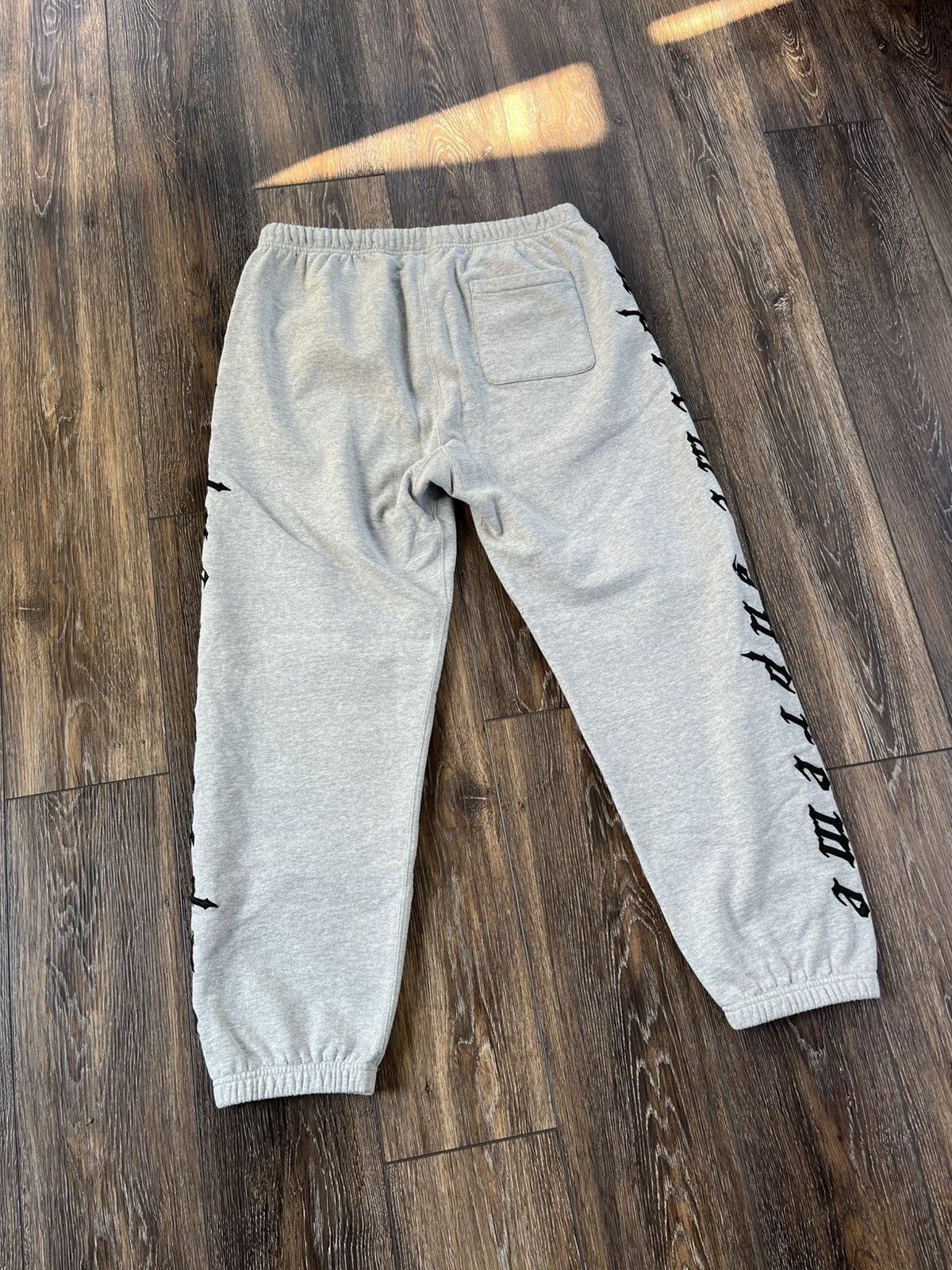 Supreme Supreme Raised Embroidery Sweatpant FW21 Grey | Grailed