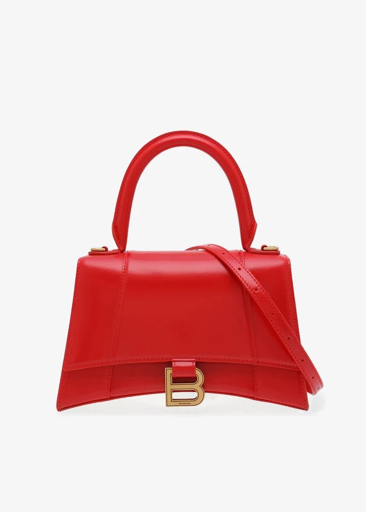 Balenciaga o1srvl11e0426 Size: OS / Hourglass Small Handbag Box in Red Size ONE SIZE - 1 Thumbnail