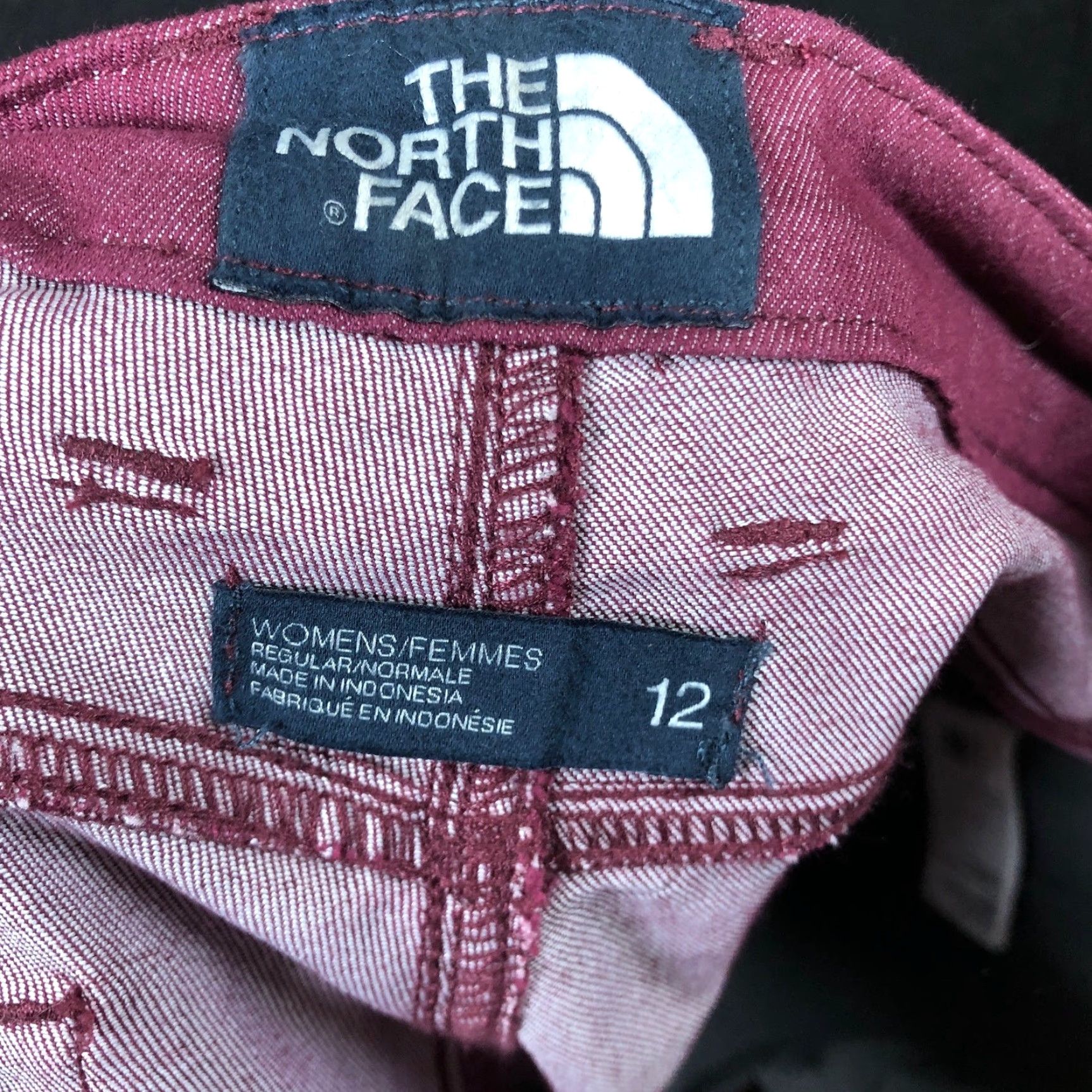 The North Face The North Face Womens Pants Plum Purple High Rise Slim Stretch 12 Size 34" / US 12 / IT 48 - 4 Thumbnail