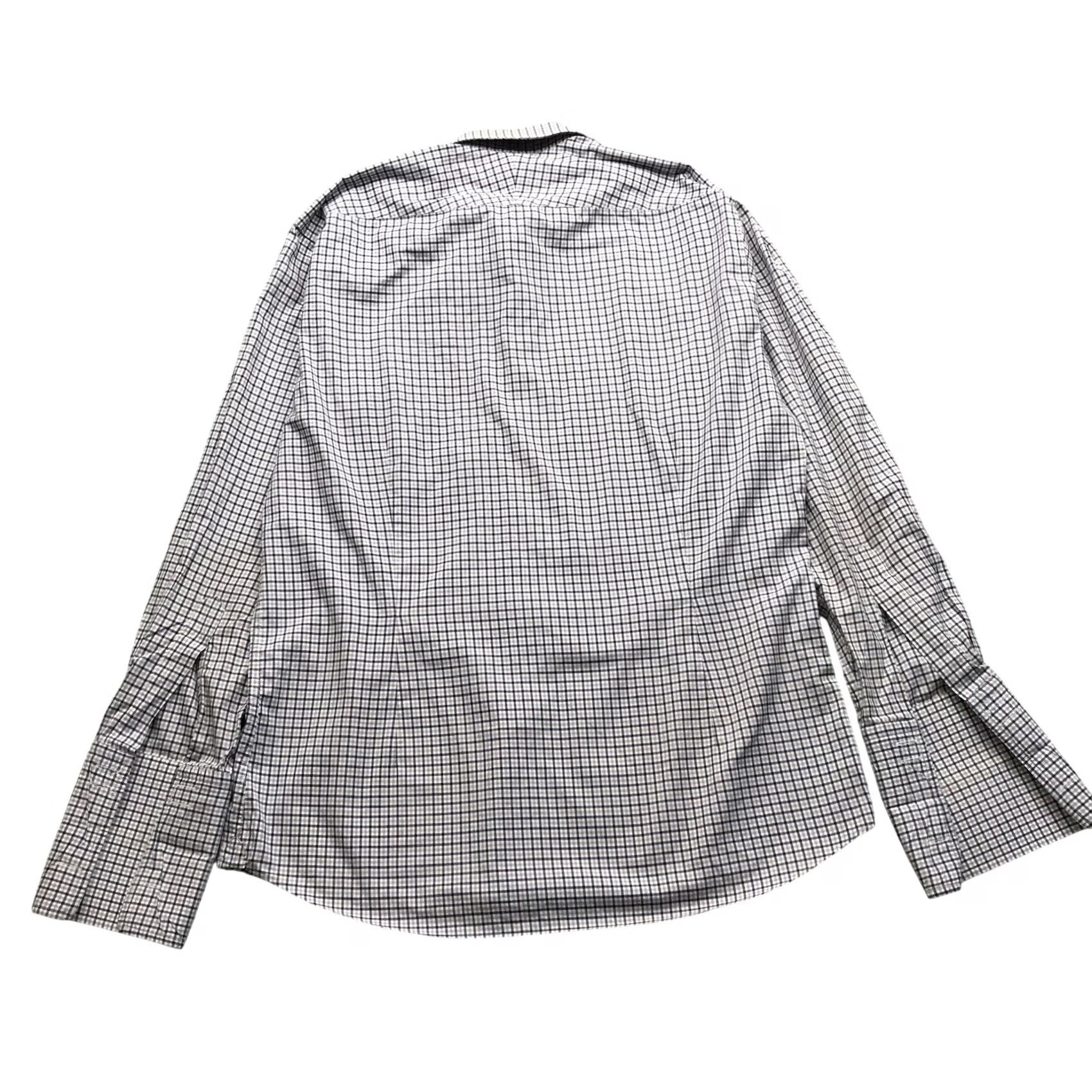 Vintage Hawes & Curtis Shirt Mens M Gray Button-Up Slim Fit Gingham Check Long Sleeve Casual Vintage: No, Regular; Collared, Button-Down, Cotton Size US M / EU 48-50 / 2 - 2 Thumbnail