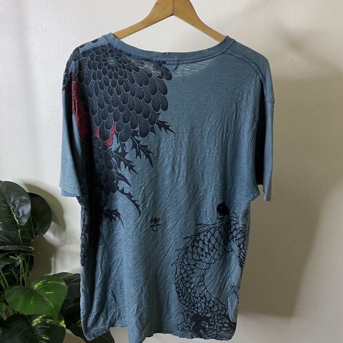 Karakuri Tamashii Kuin Ed Hardy Karakuri Tamashii Style Loopwheel Cotton Tee Size US L / EU 52-54 / 3 - 7 Thumbnail