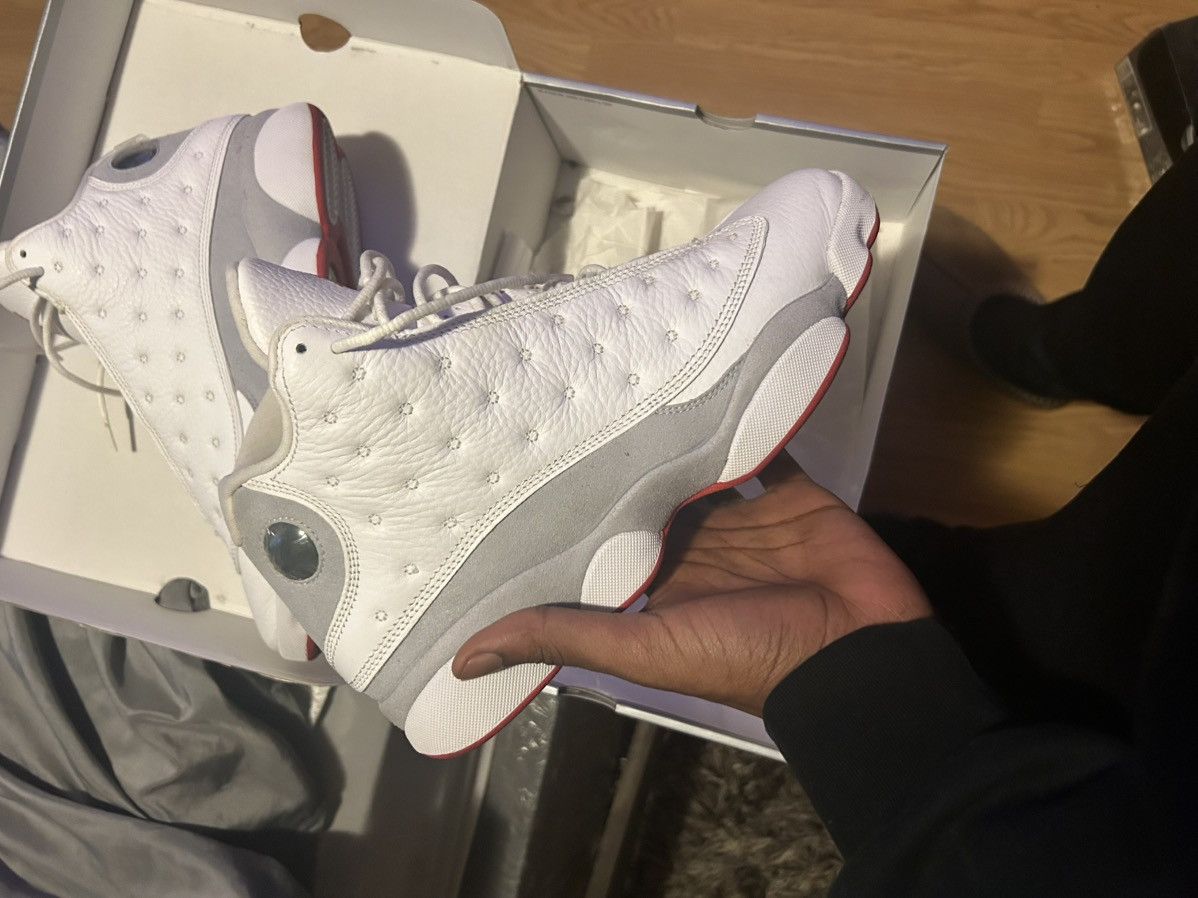 Designer × Jordan Brand Jordan 13 wolf grey Size US 10 / EU 43 - 4 Thumbnail