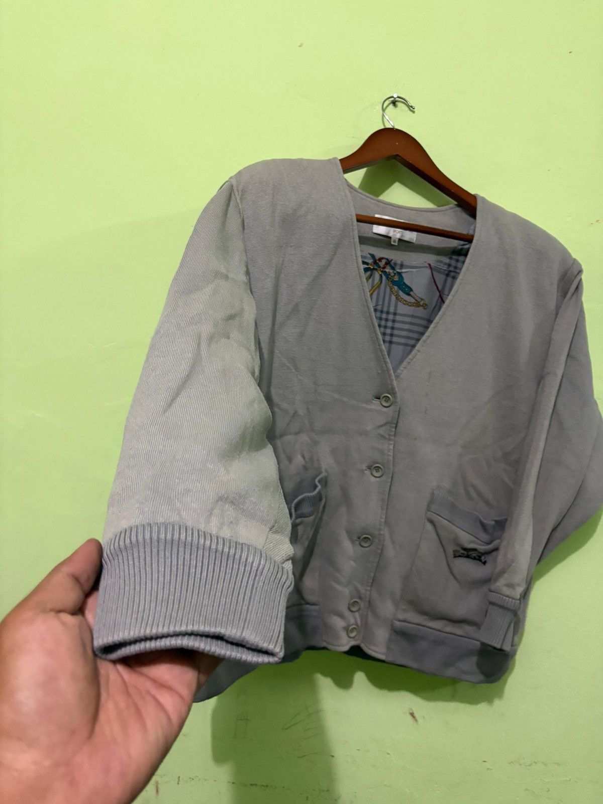 Christian Dior Monsieur Vtg Christian Dior Cardigan Jacket Design Double Pocket Size US M / EU 48-50 / 2 - 2 Thumbnail