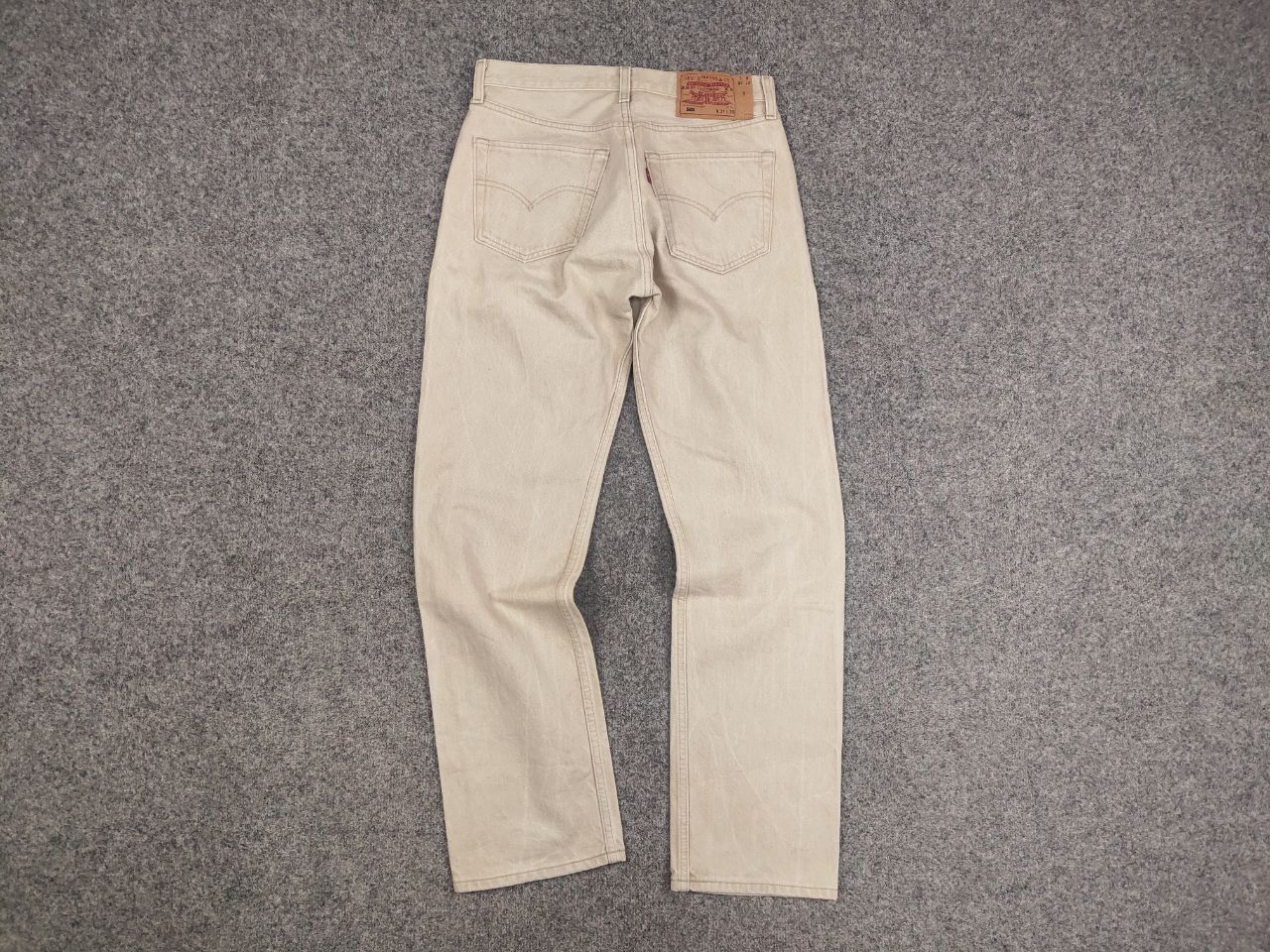 Levi's Vintage 90's Levis 501 Light beige Denim Jeans USa Style Size US 31 - 6 Thumbnail