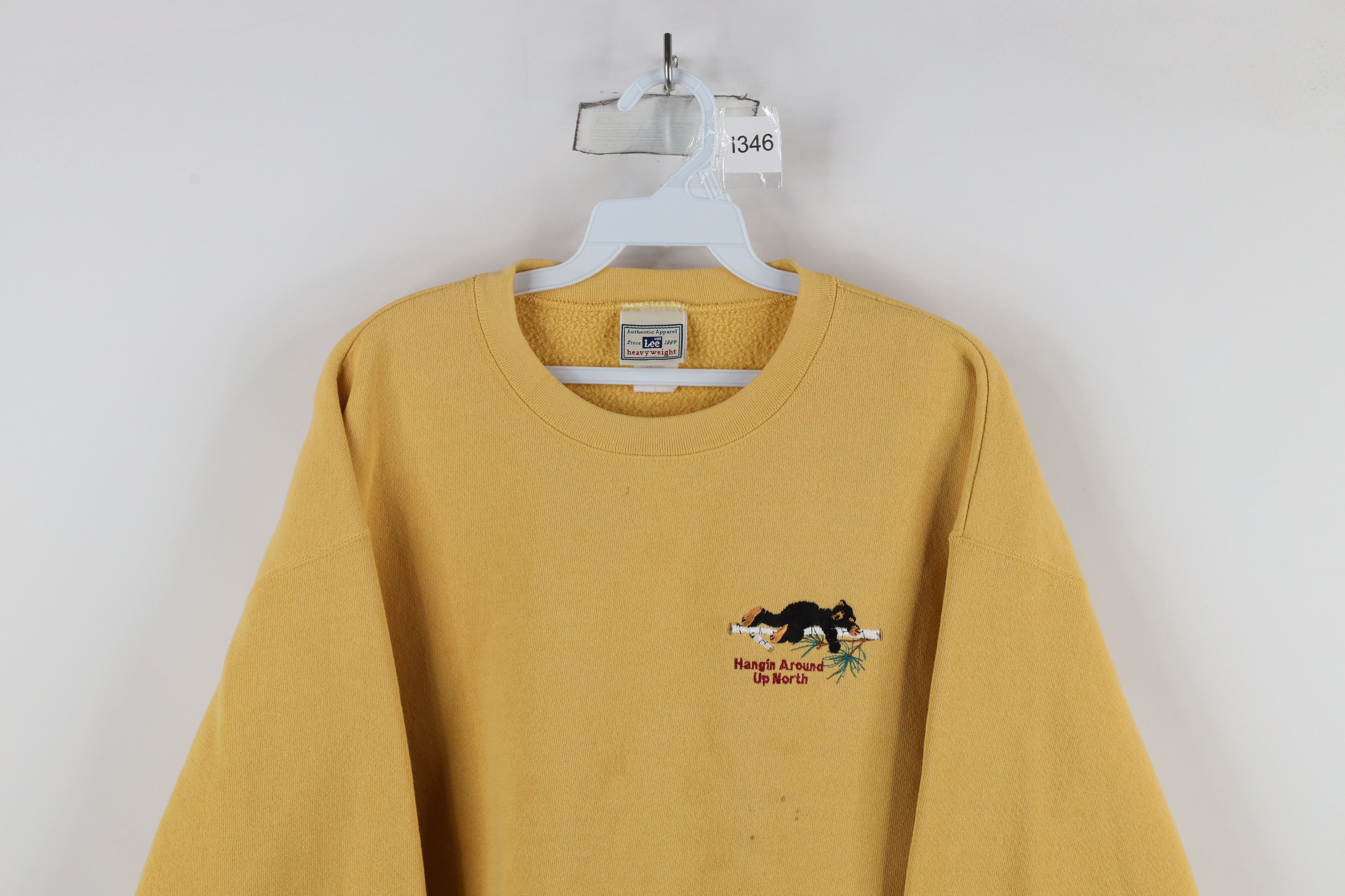 Vintage Vintage 90s Streetwear Up North Michigan Bear Sweatshirt USA Size US L / EU 52-54 / 3 - 2 Thumbnail