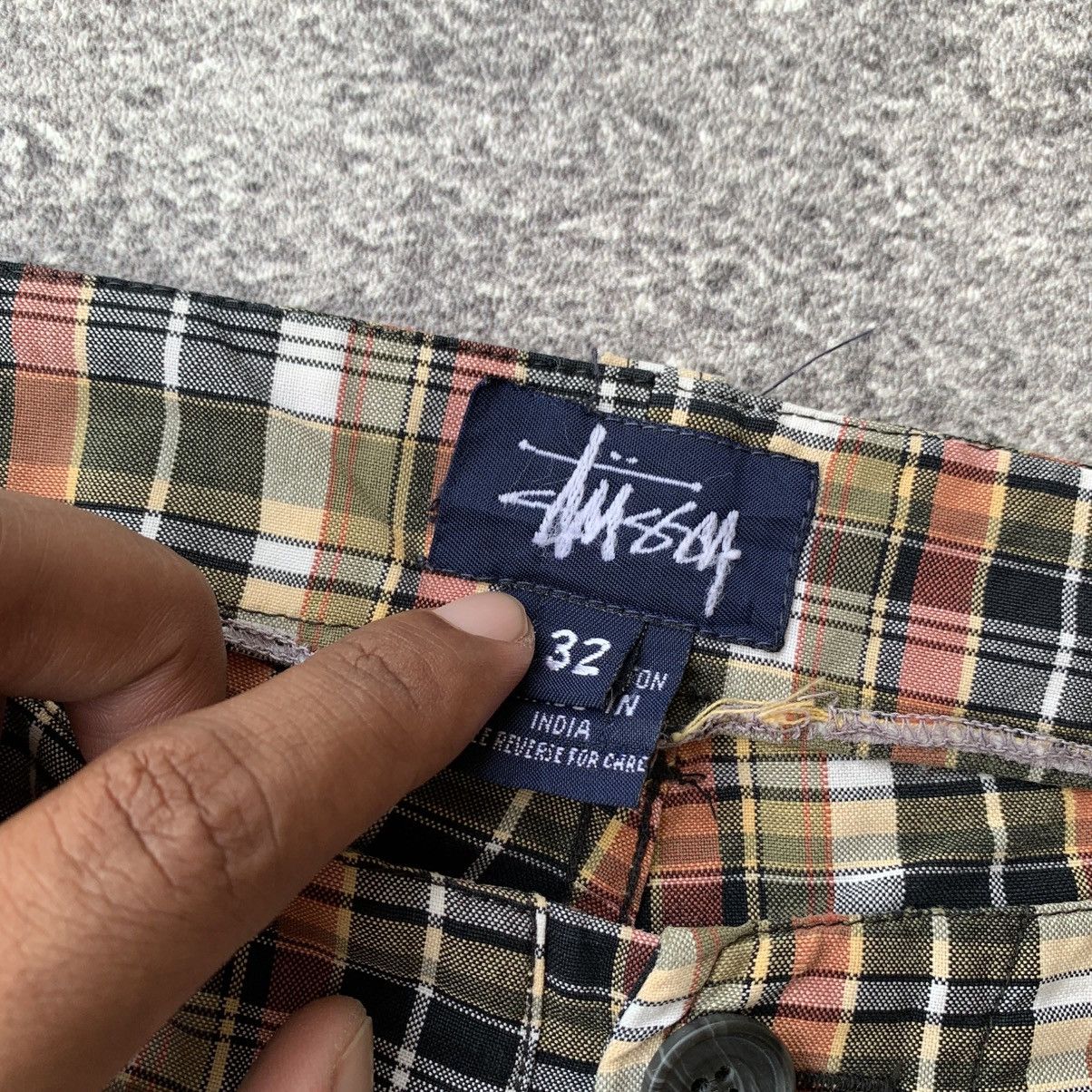 Stussy Vintage 80s Stussy Plaid Shorts Size US 32 / EU 48 - 10 Thumbnail