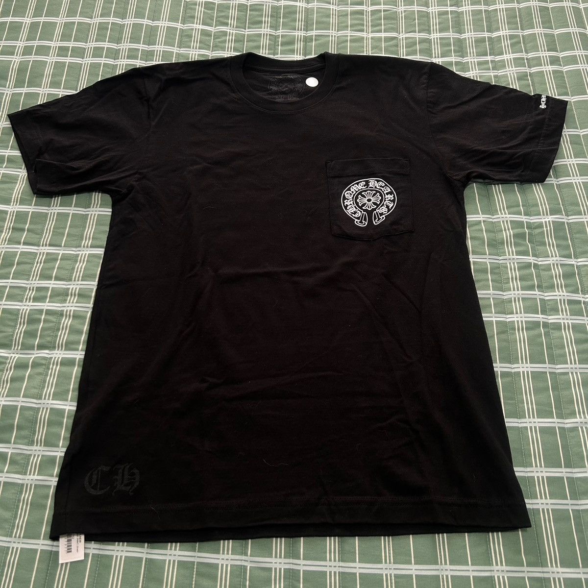 Chrome Hearts Horseshoe Logo Pocket T Shirt Black | Grailed