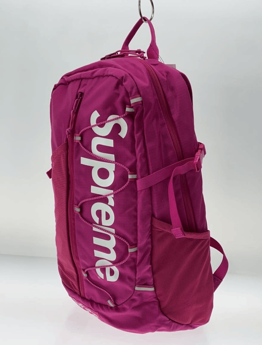 Supreme Supreme Pink Magenta Logo Backpack 17SS Size ONE SIZE - 2 Thumbnail